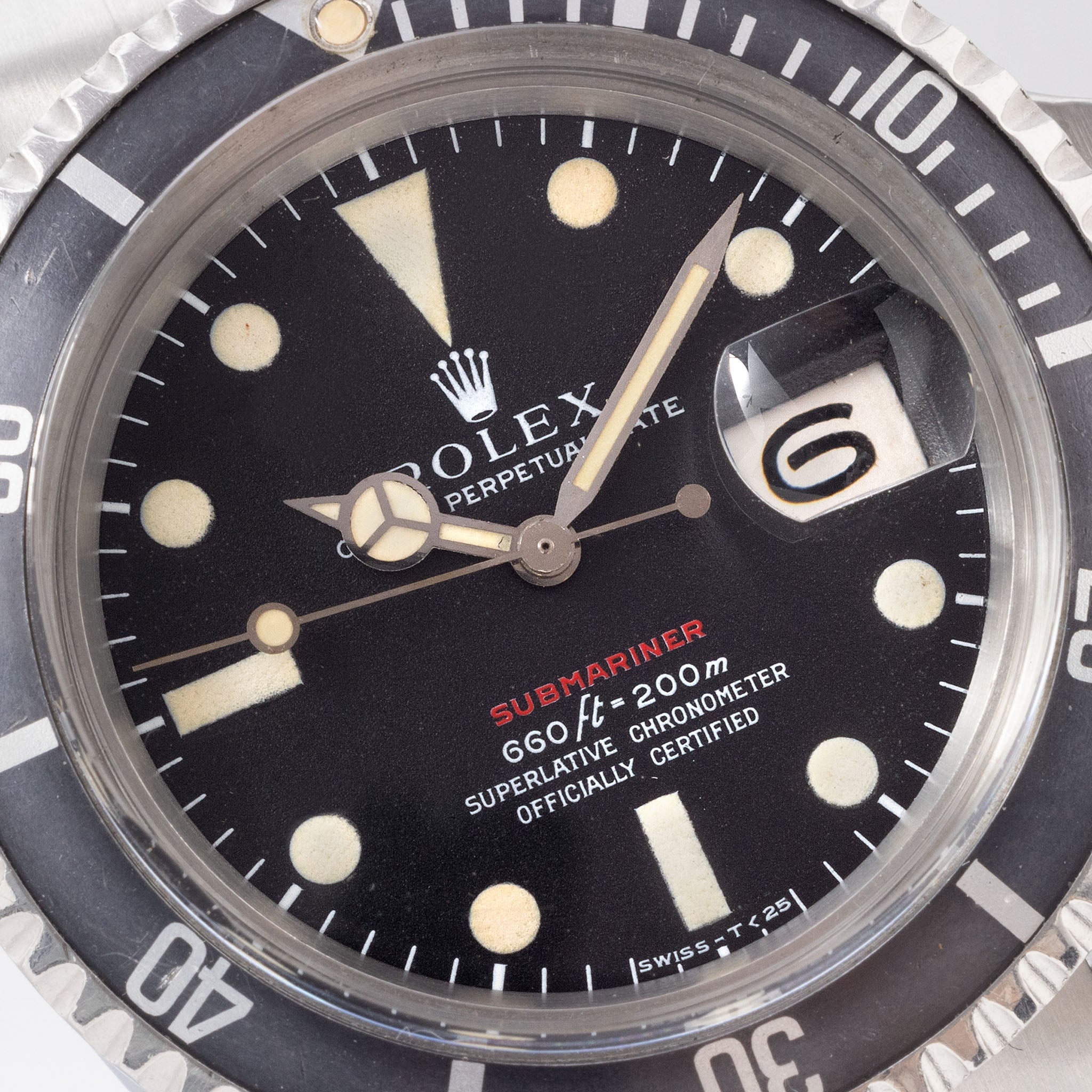 Rolex Submariner Date 1680 Mk4 Red Sub Dial