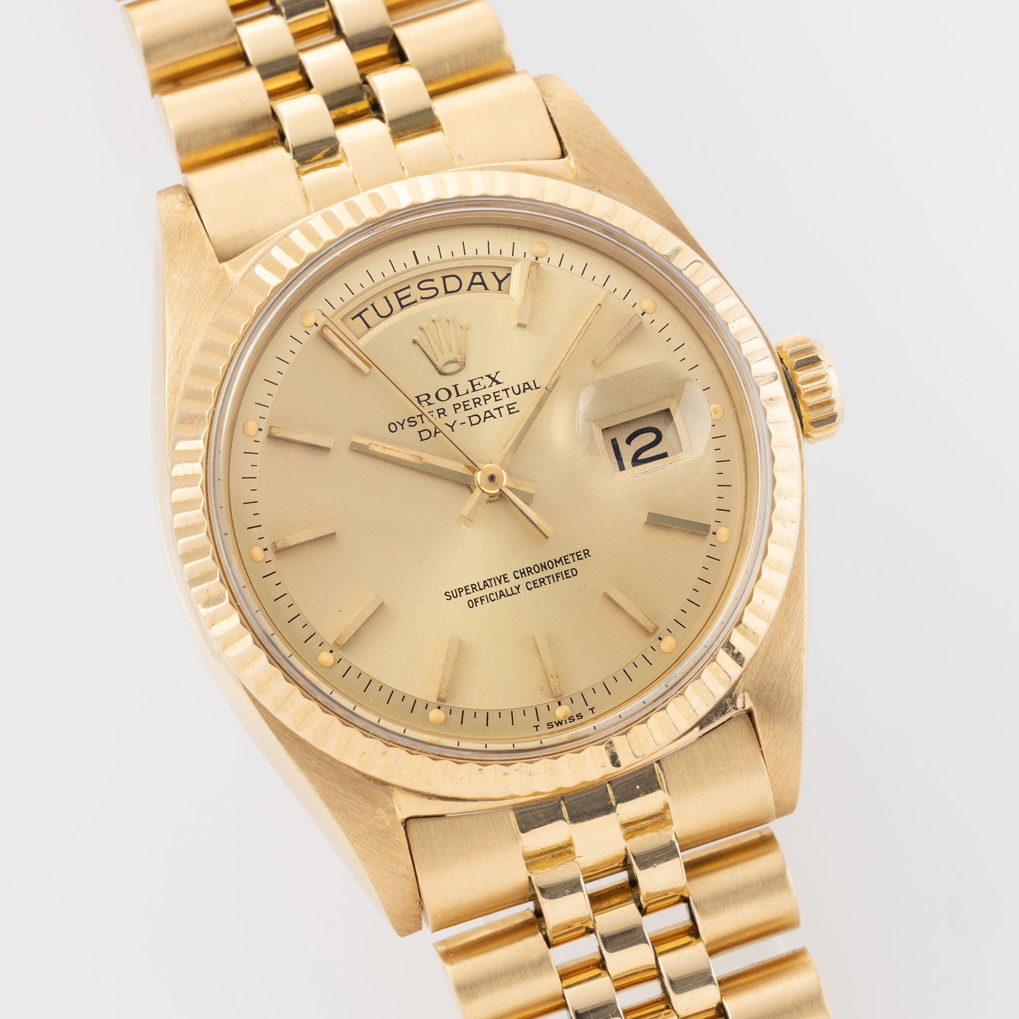 Rolex Day-Date 1803 Champagne Dial Jubilee Bracelet