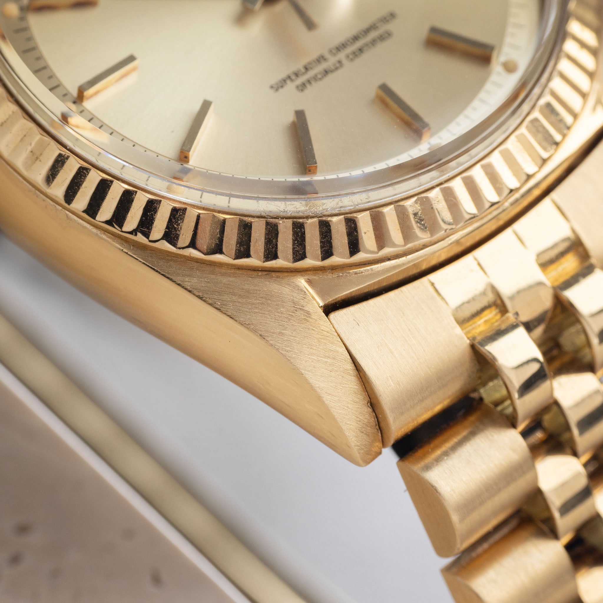 Rolex Day-Date 1803 Champagne Dial Jubilee Bracelet