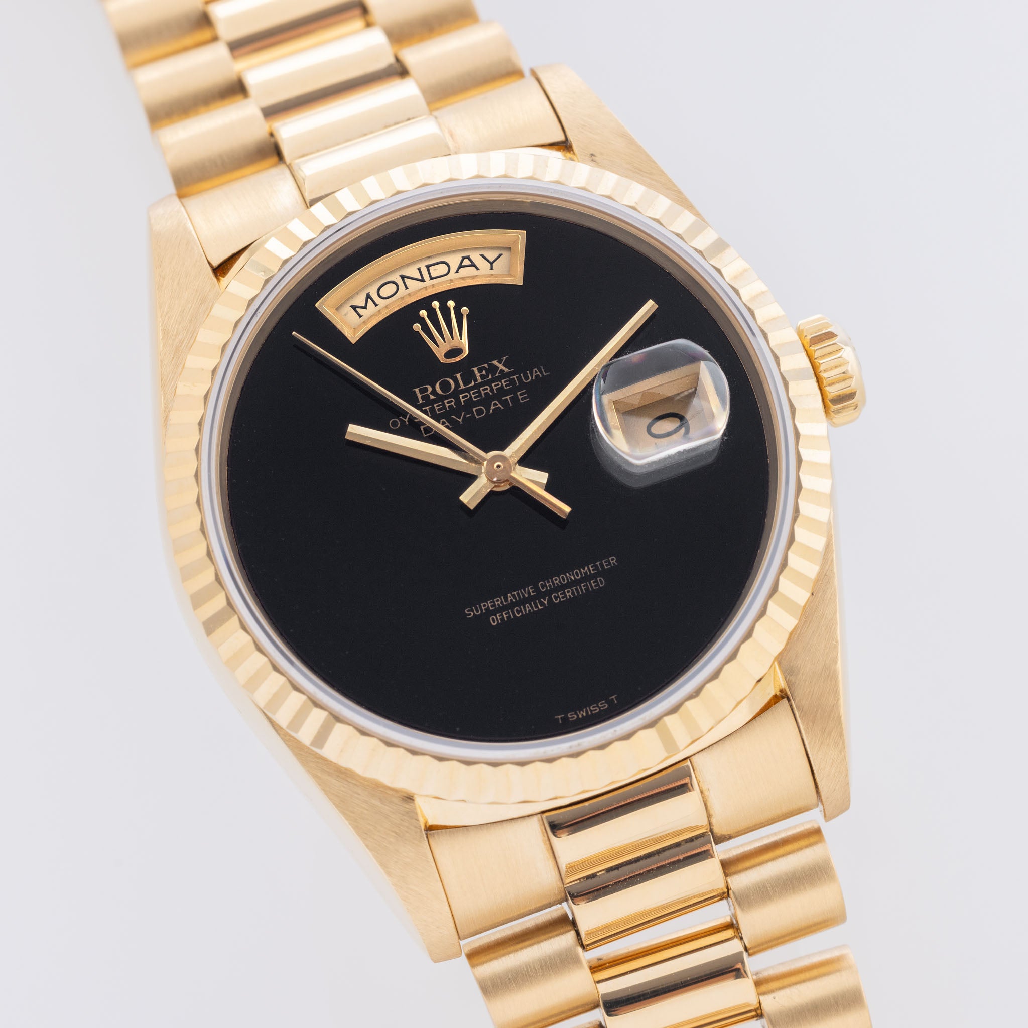 Rolex Day-Date 18238 Onyx Dial