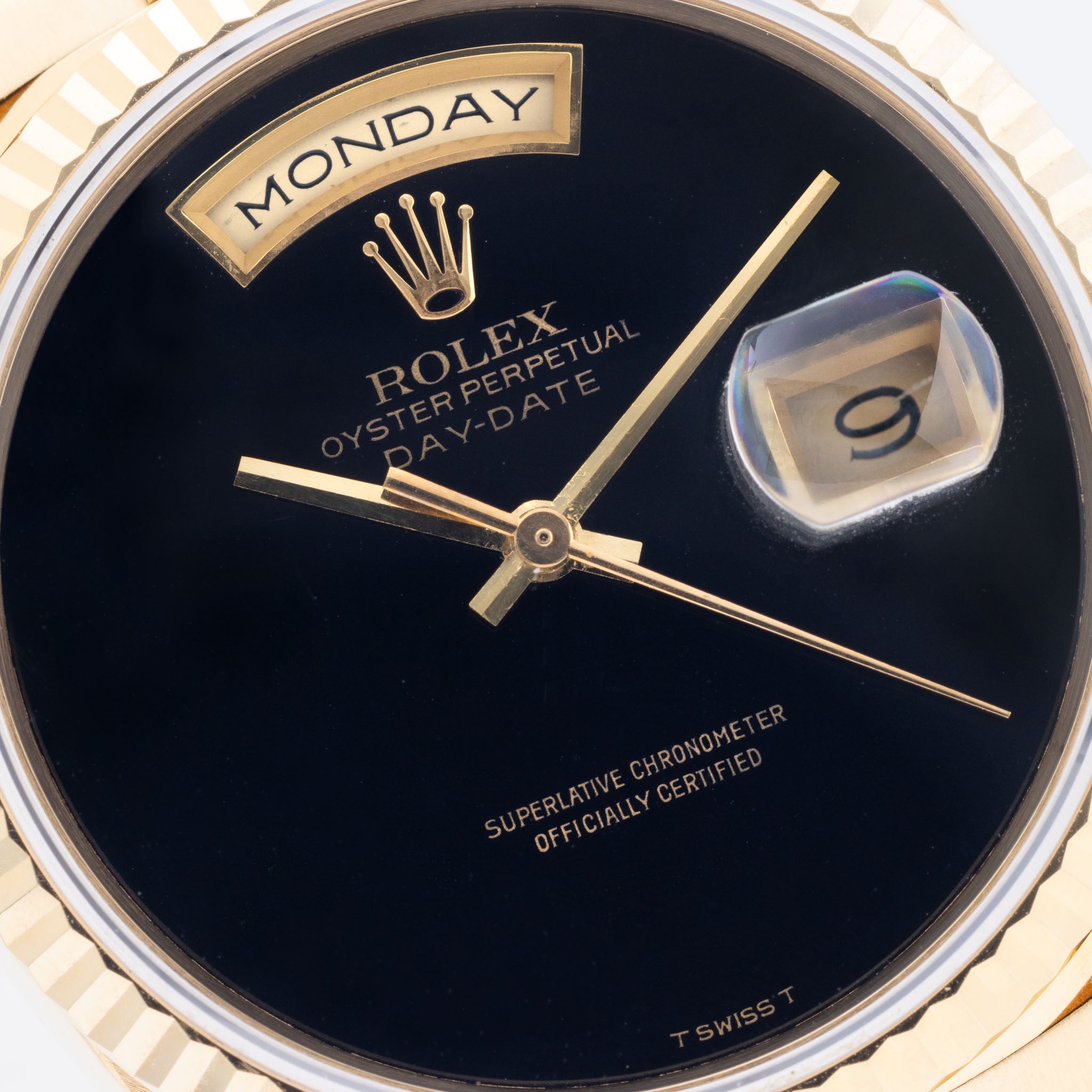 Rolex Day-Date 18238 Onyx Dial