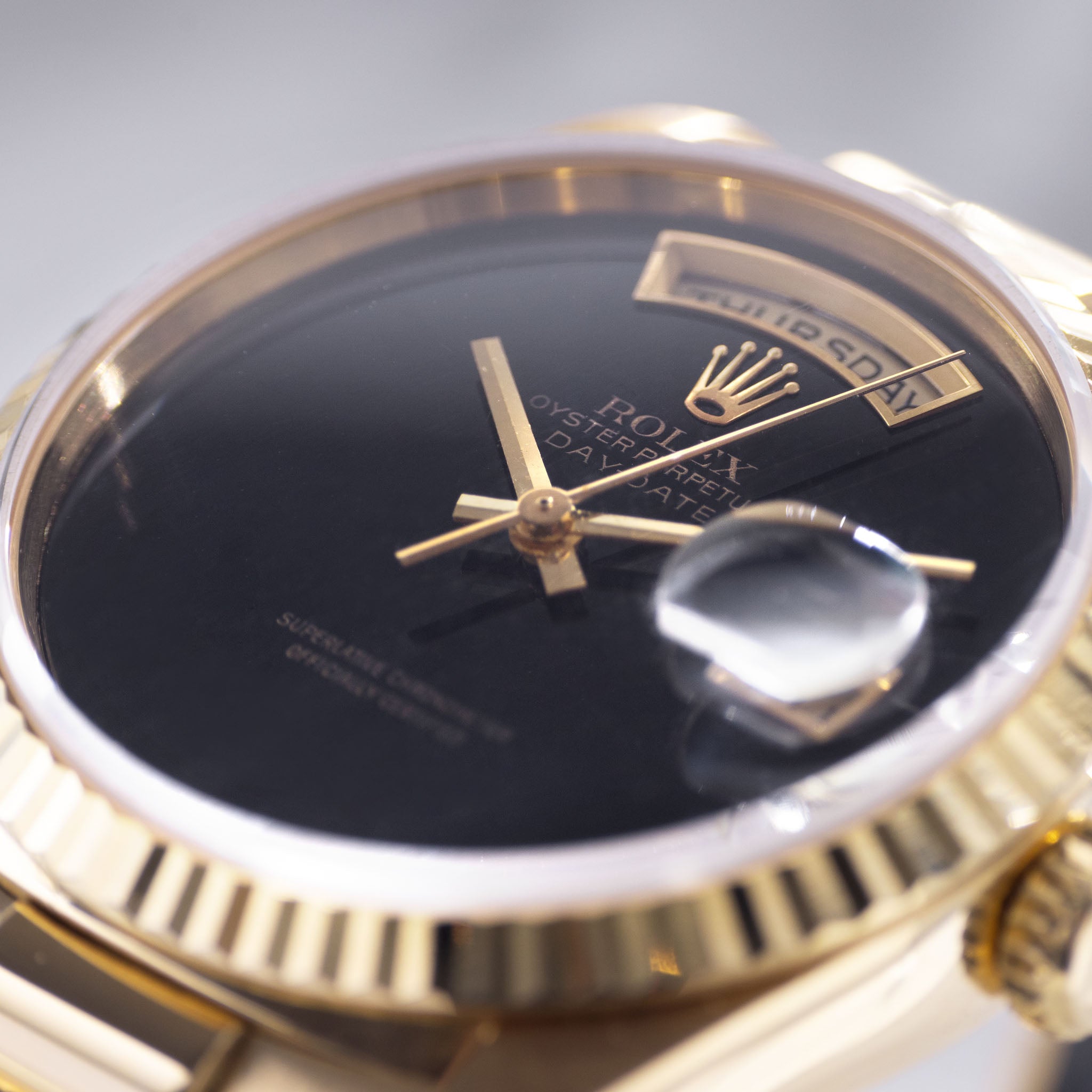 Rolex Day-Date 18238 Onyx Dial