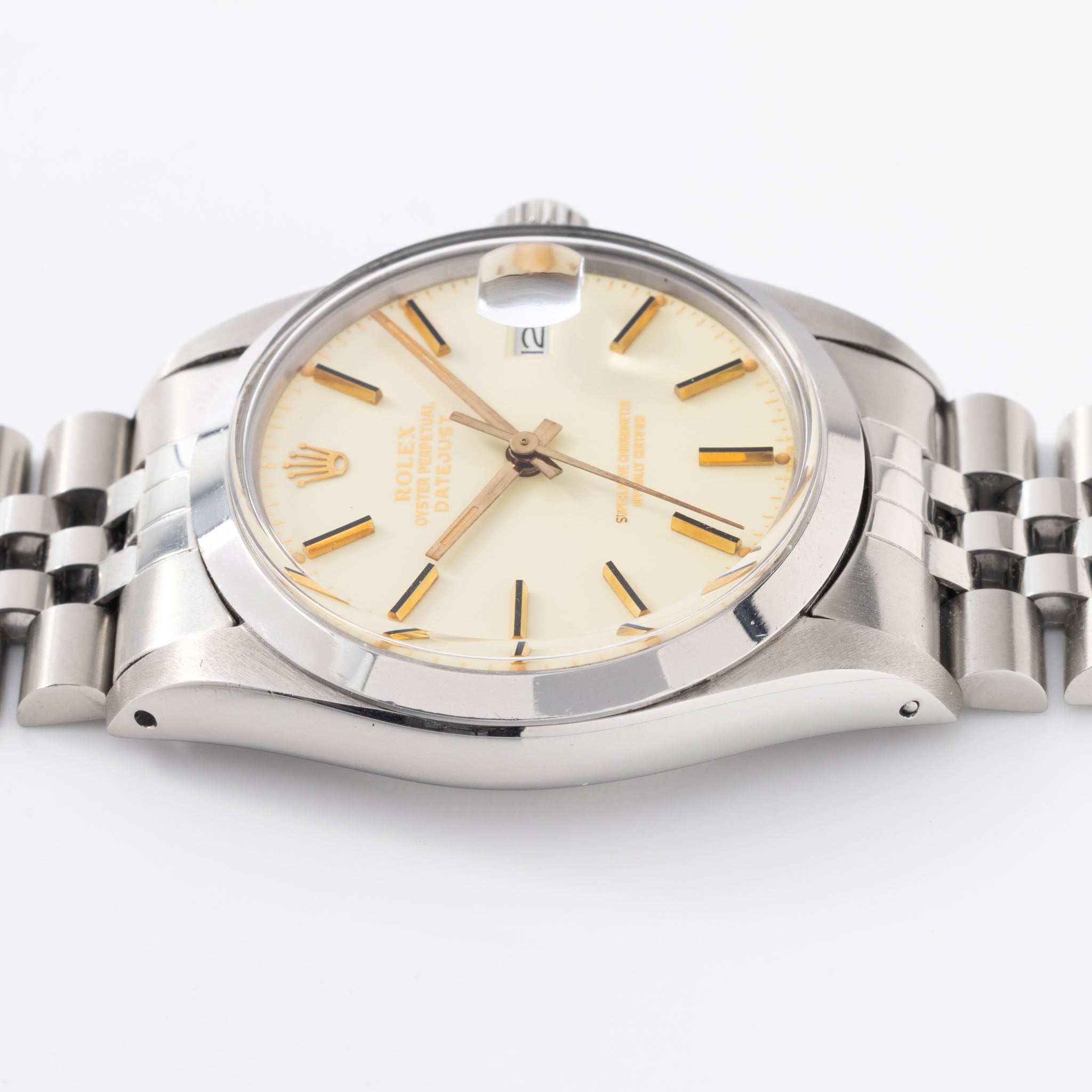 Rolex Datejust 16000 Ivory Enamel Dial