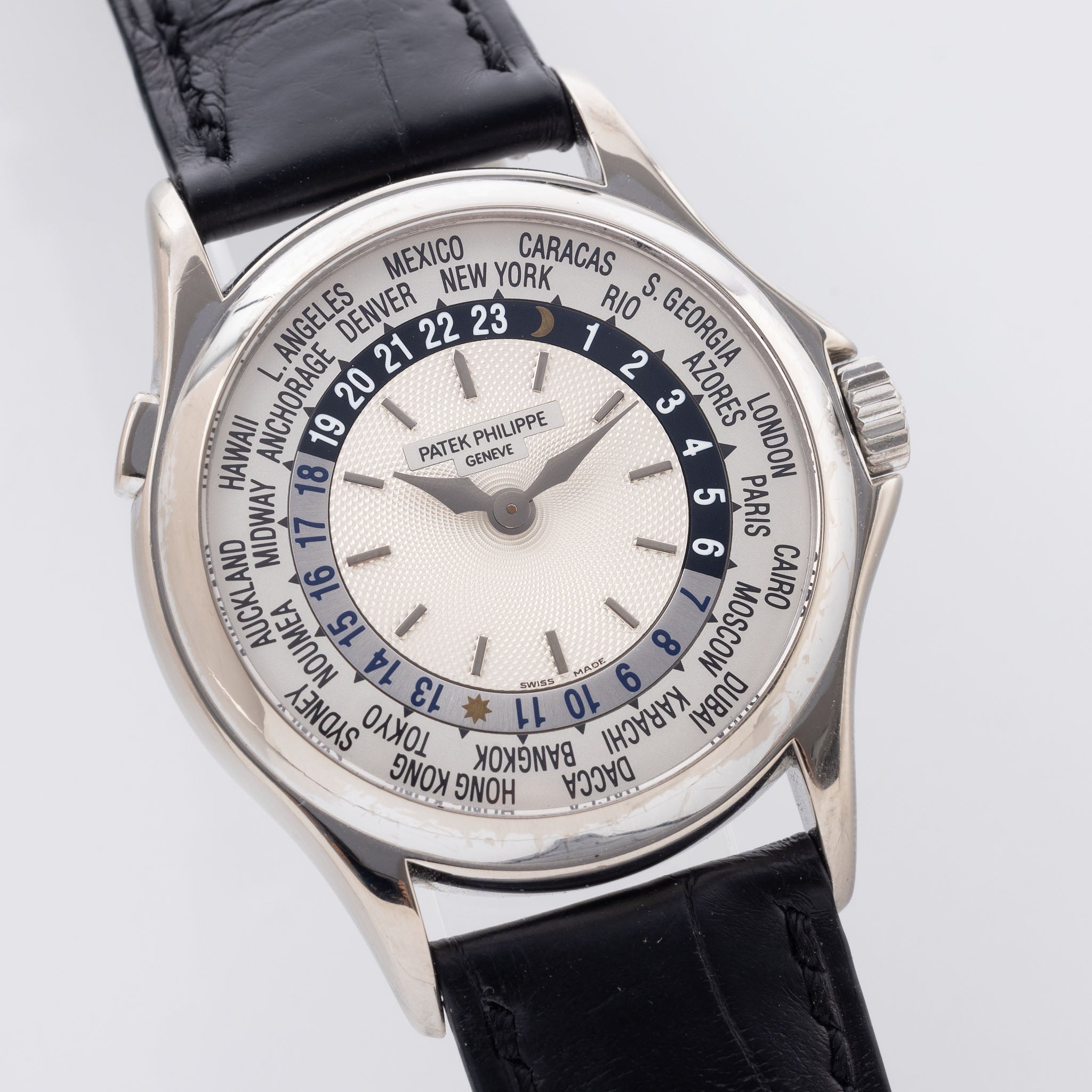 Patek Philippe World Timer White Gold Ref 5110G