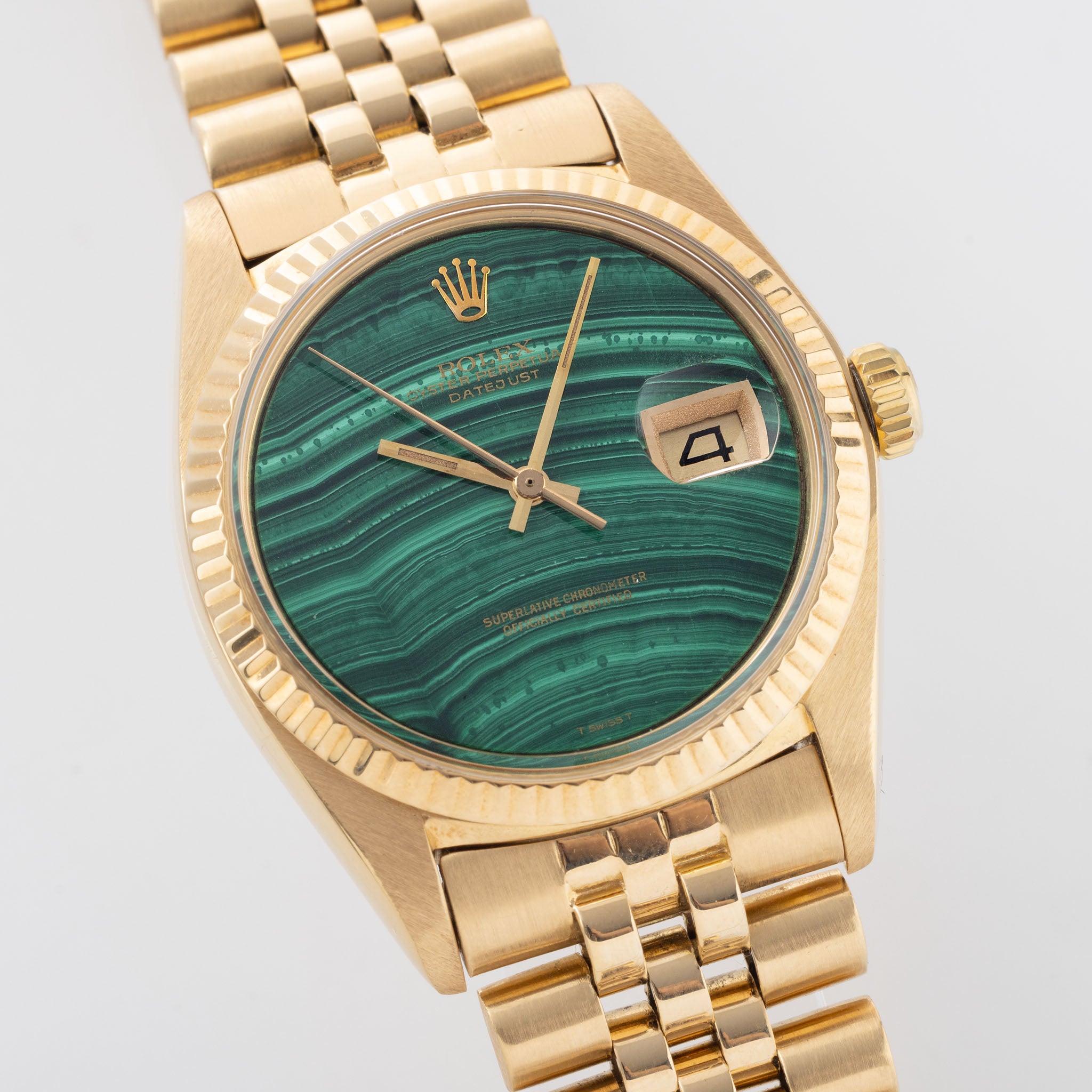 Rolex Datejust 1601/8 Malachite stone dial