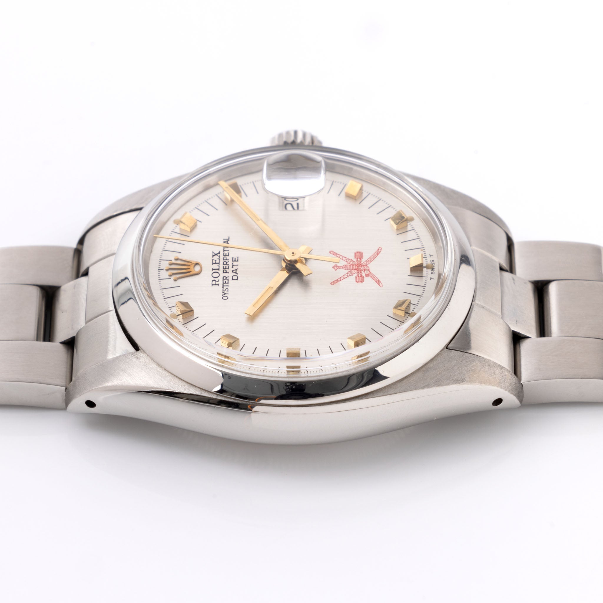 Rolex Oyster Perpetual Date Khanjar Dial Ref 1500