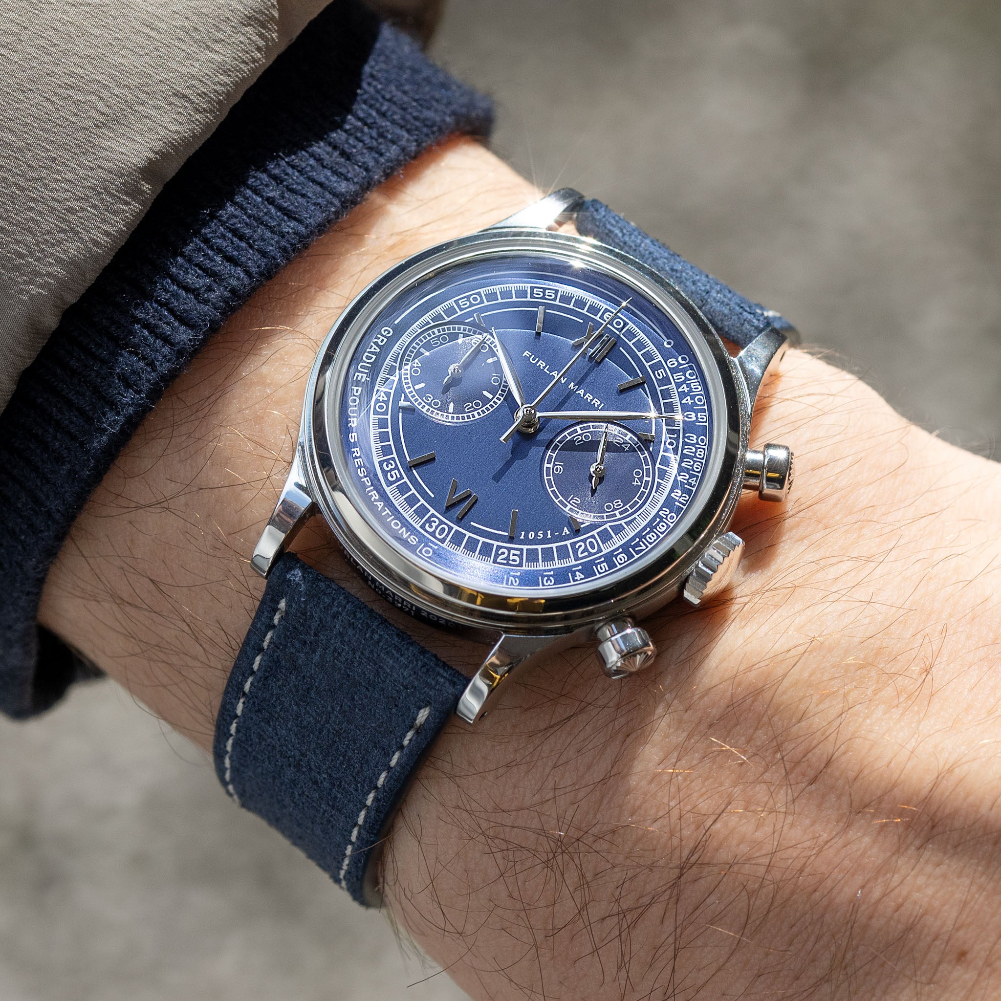 Furlan Marri "Mare Blu" 1051-A Tasti Tondi chronograph - incoming