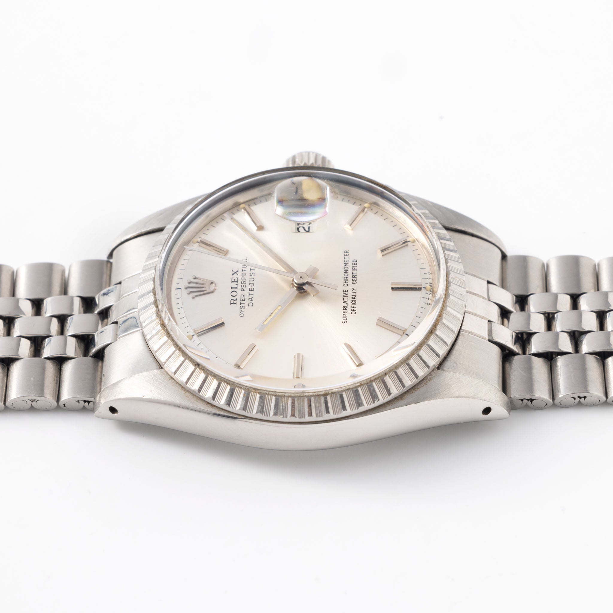 Rolex Datejust Silver Sigma Dial Ref 1603