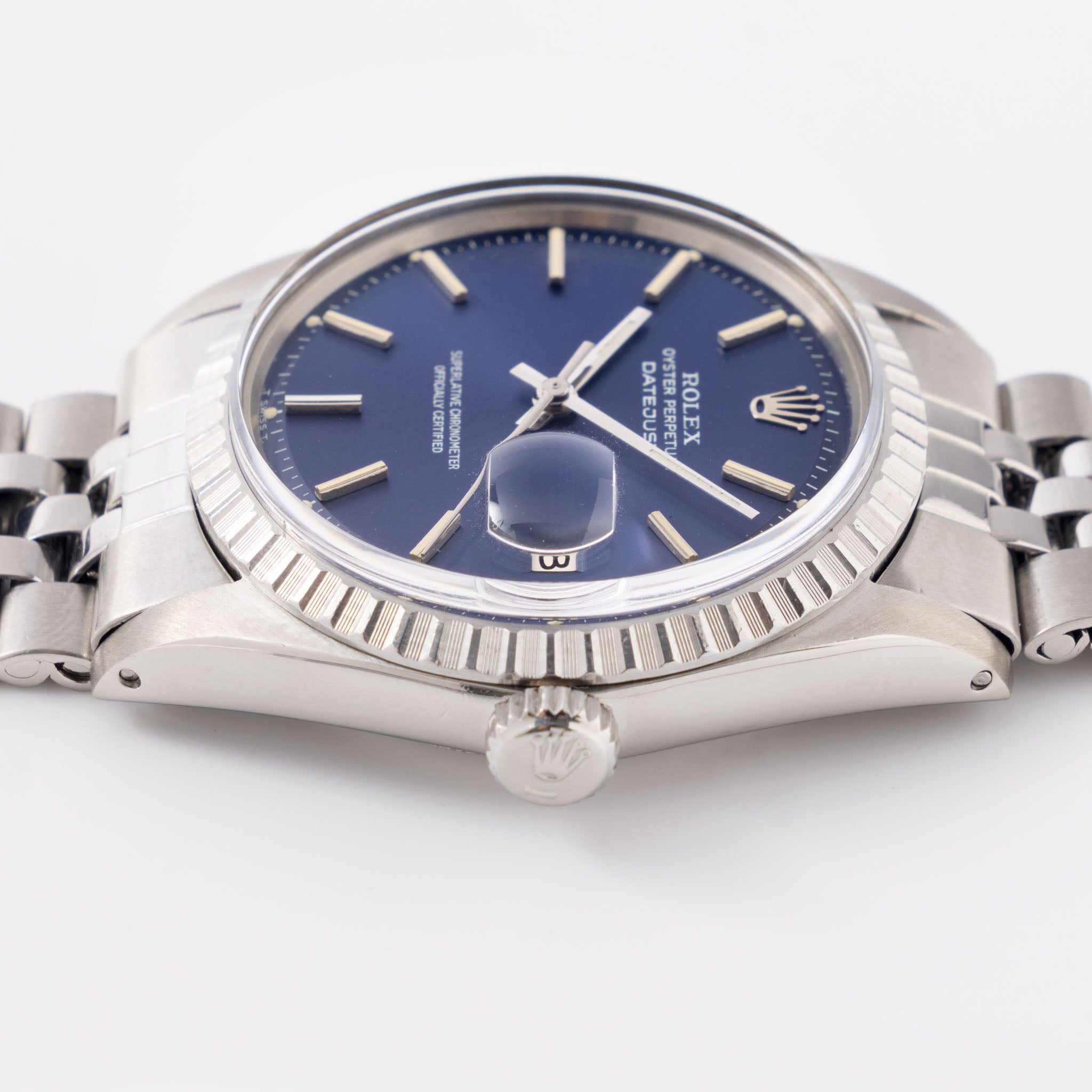 Rolex Datejust Blue Dial Ref 1603