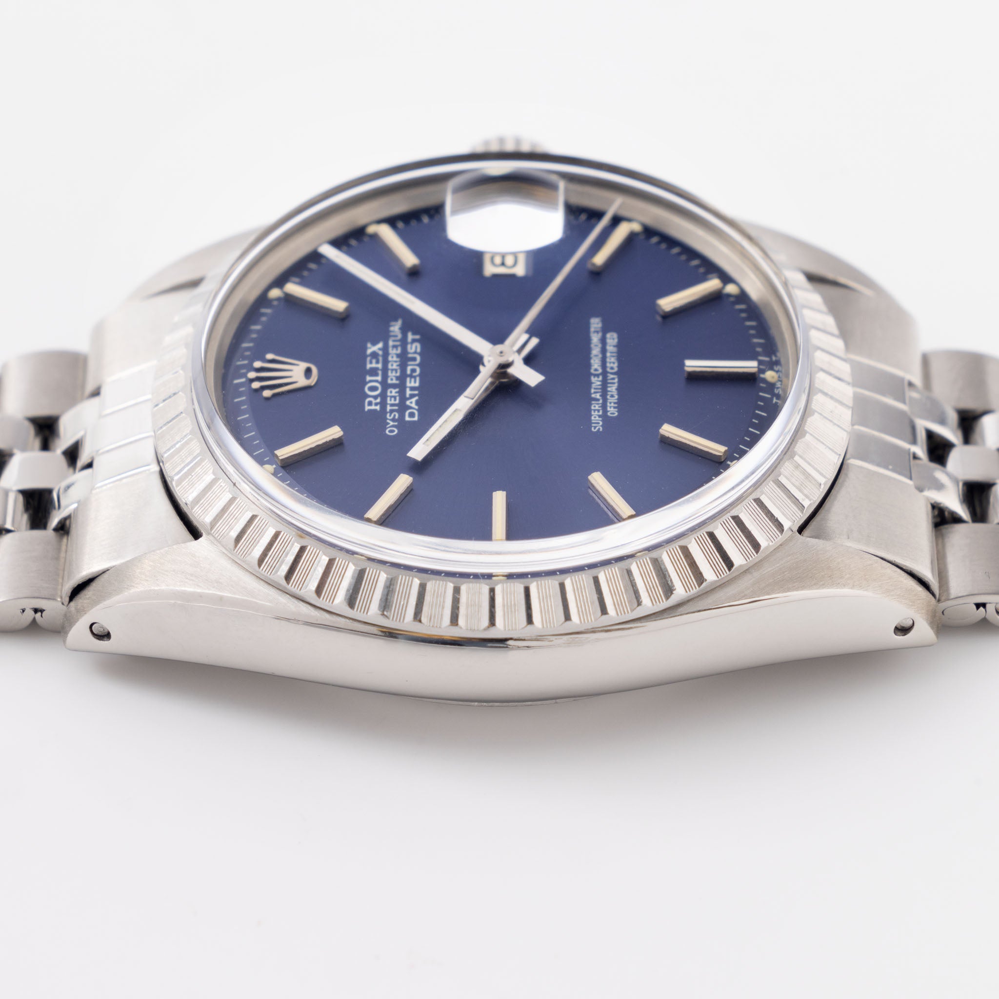 Rolex Datejust Blue Dial Ref 1603