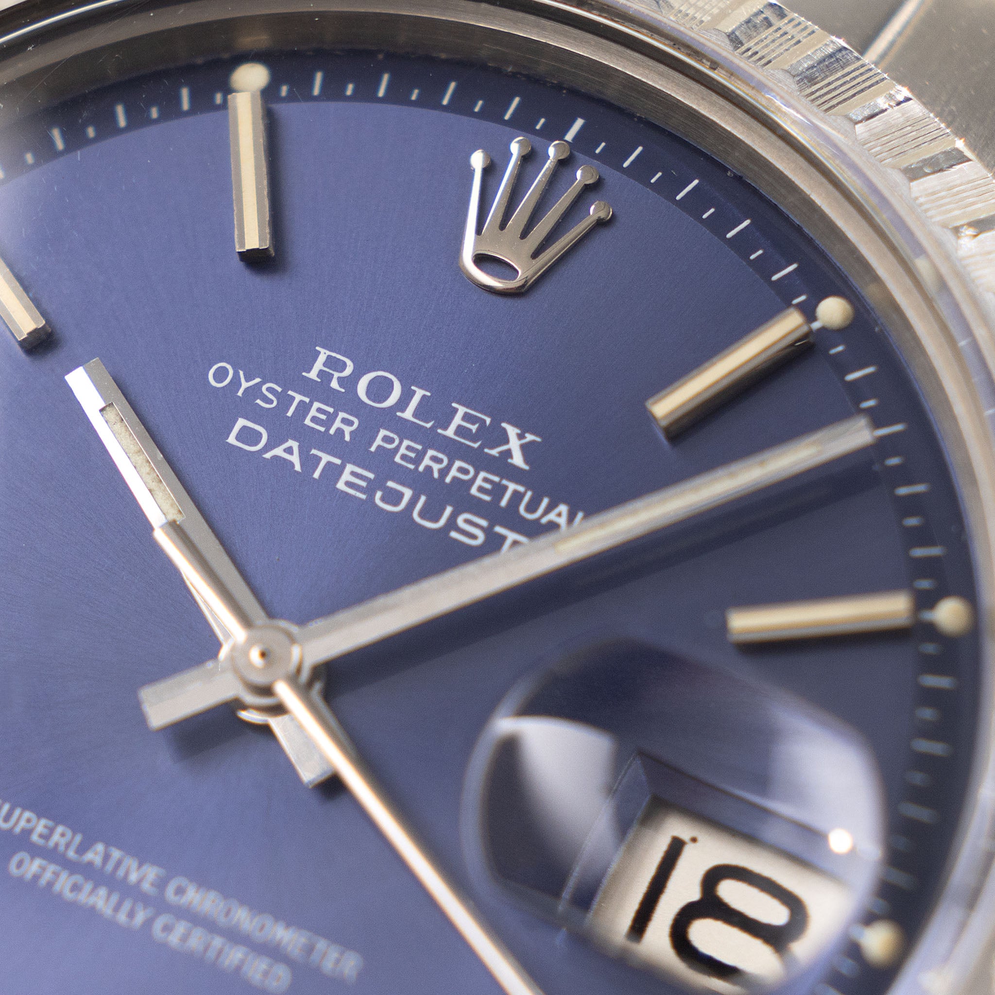 Rolex Datejust Blue Dial Ref 1603