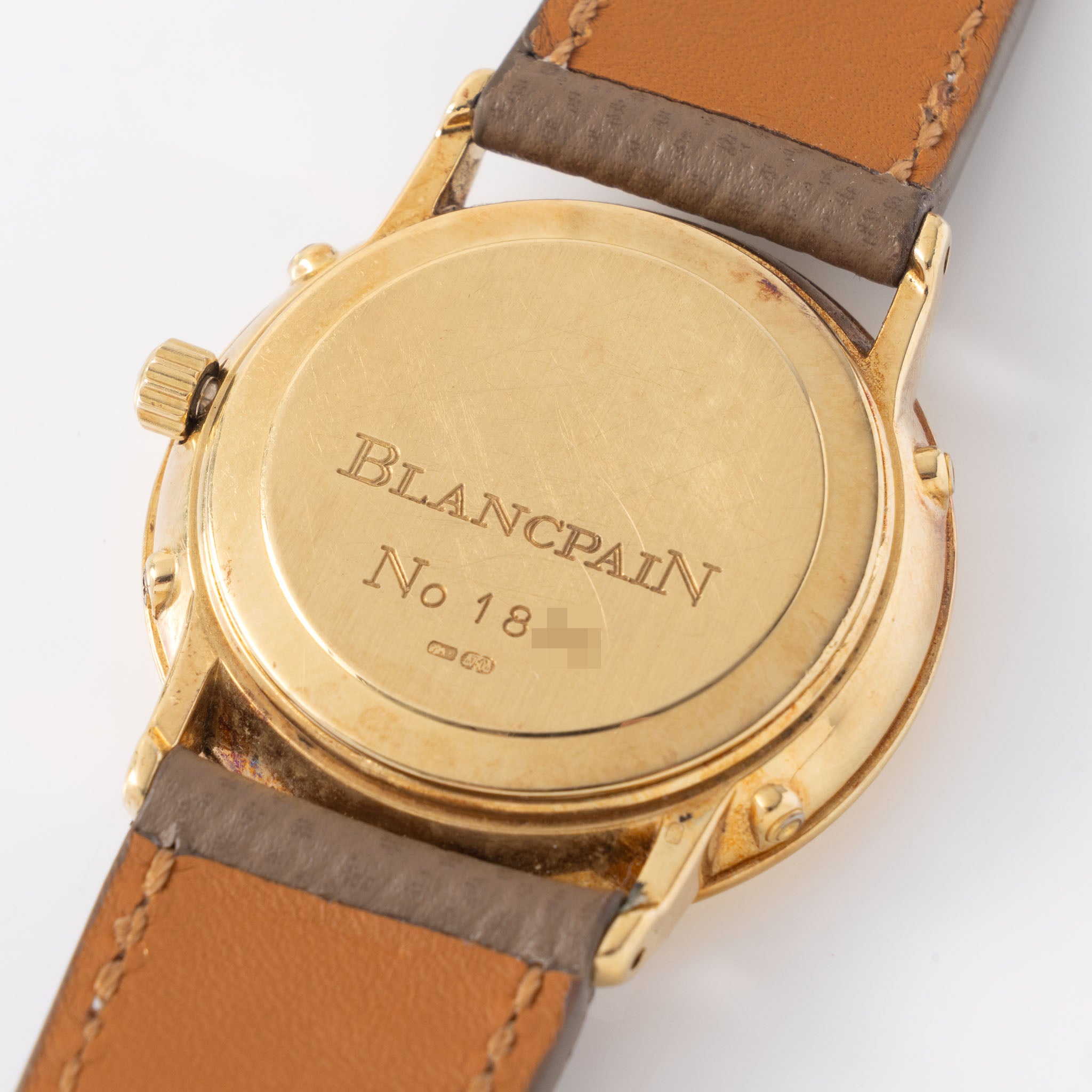 Blancpain Villeret Triple Calendar Yellow Gold Box and Papers Ref 6595-1418