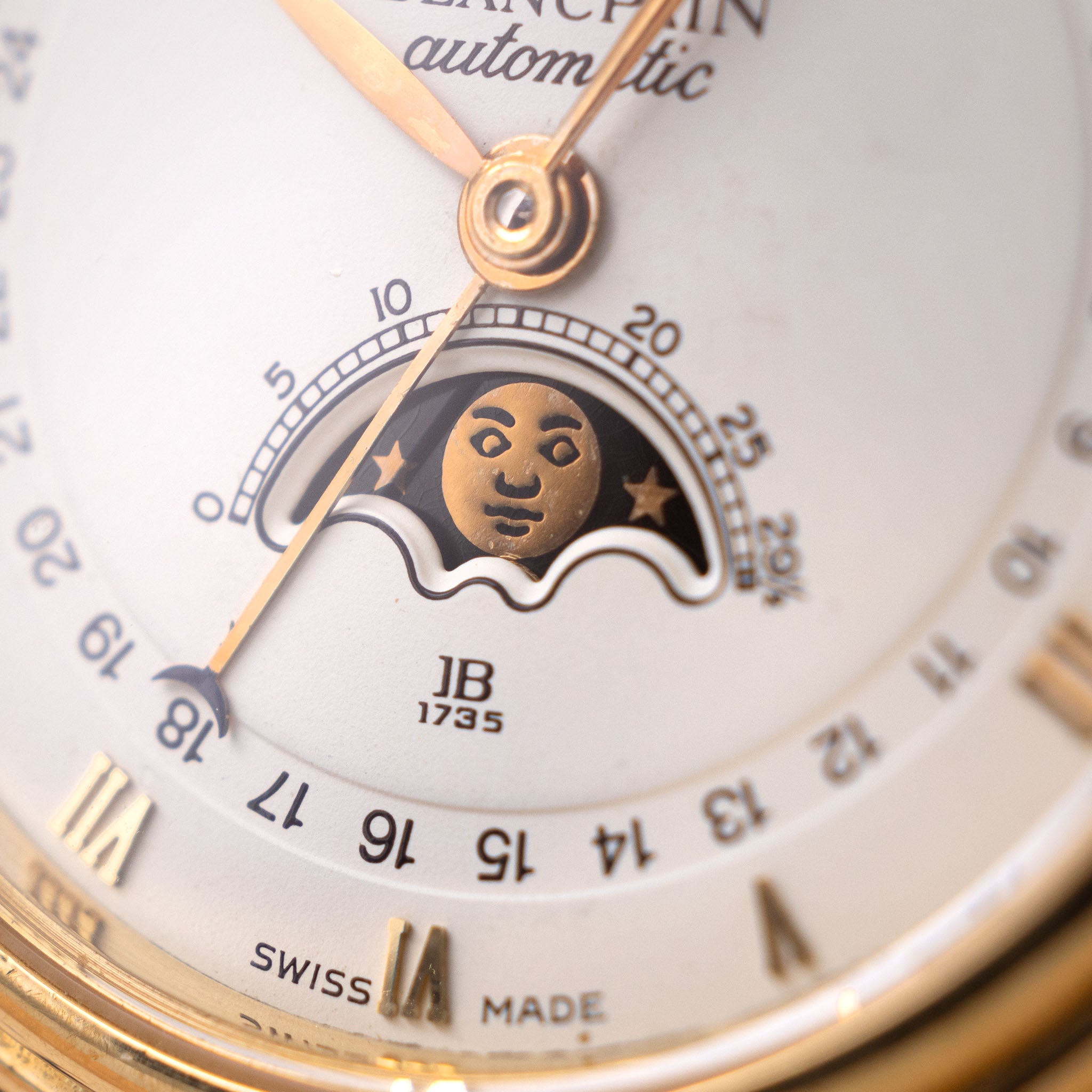 Blancpain Villeret Triple Calendar Yellow Gold Box and Papers Ref 6595-1418