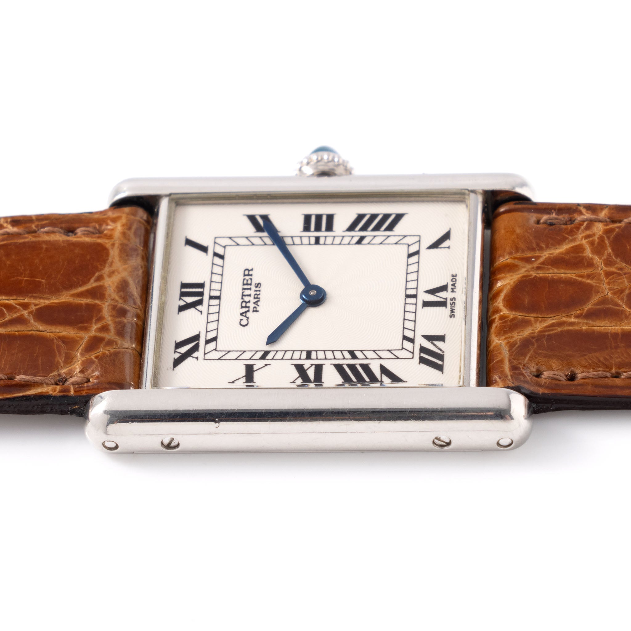 Cartier Tank Louis ultraflat platinum ref 1601 1 Pre-CPCP