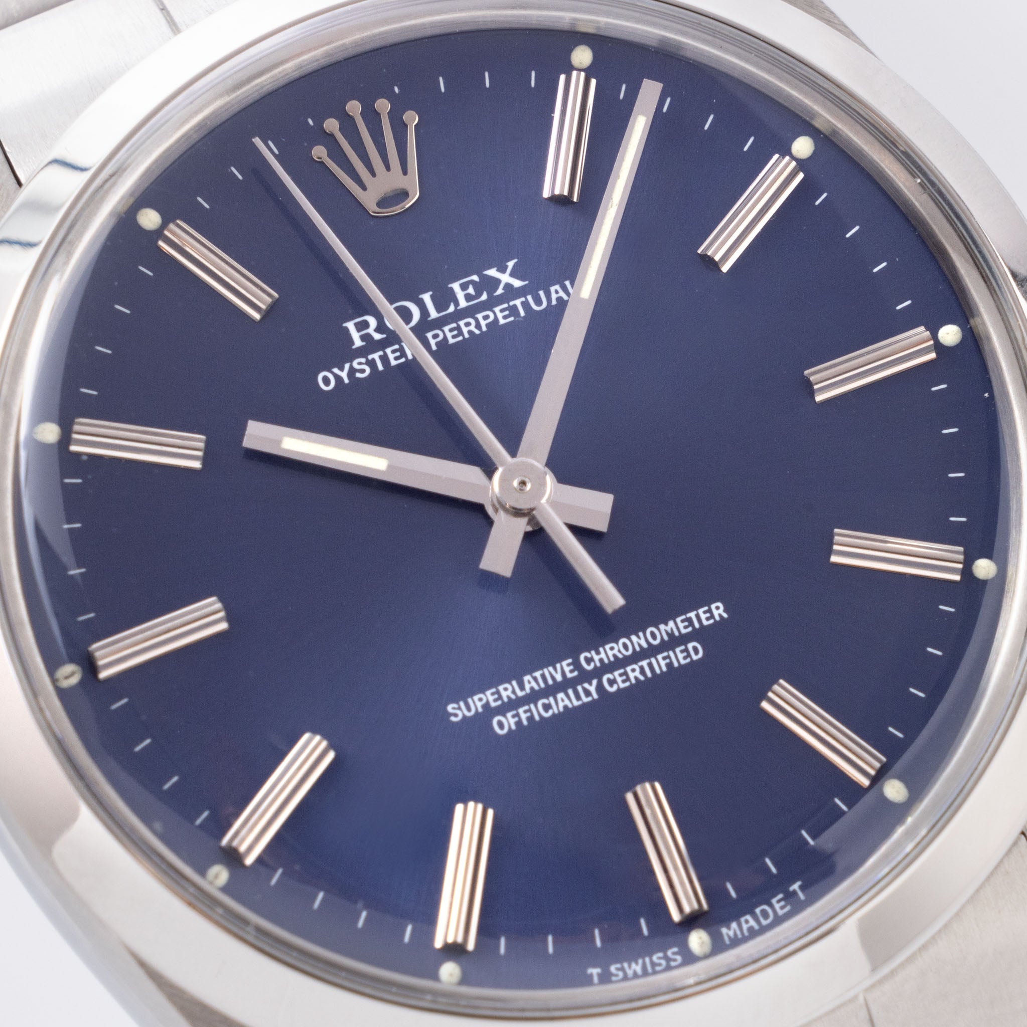 Rolex Oyster Perpetual blue dial ref 1002