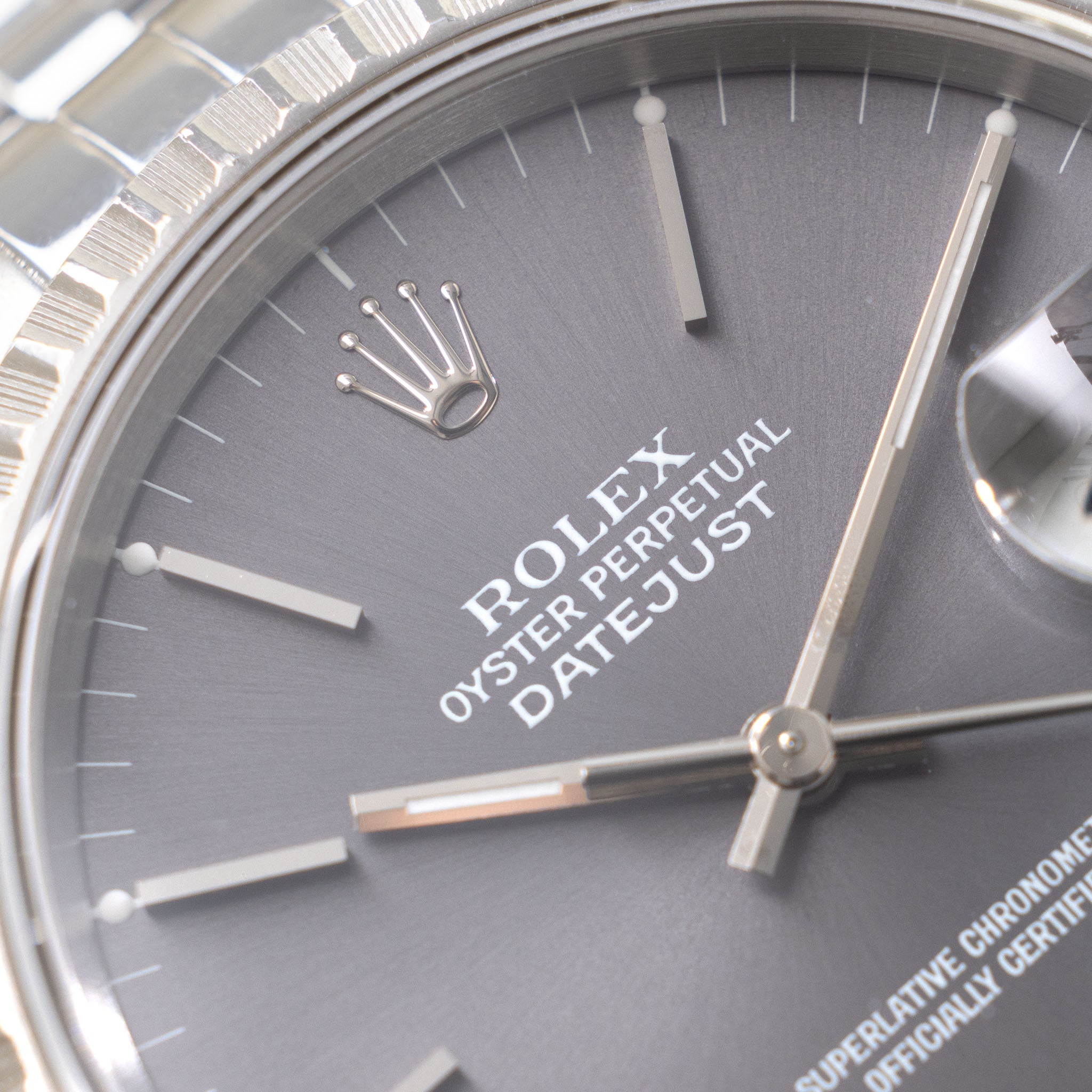 Rolex Datejust Grey dial ref 16220 