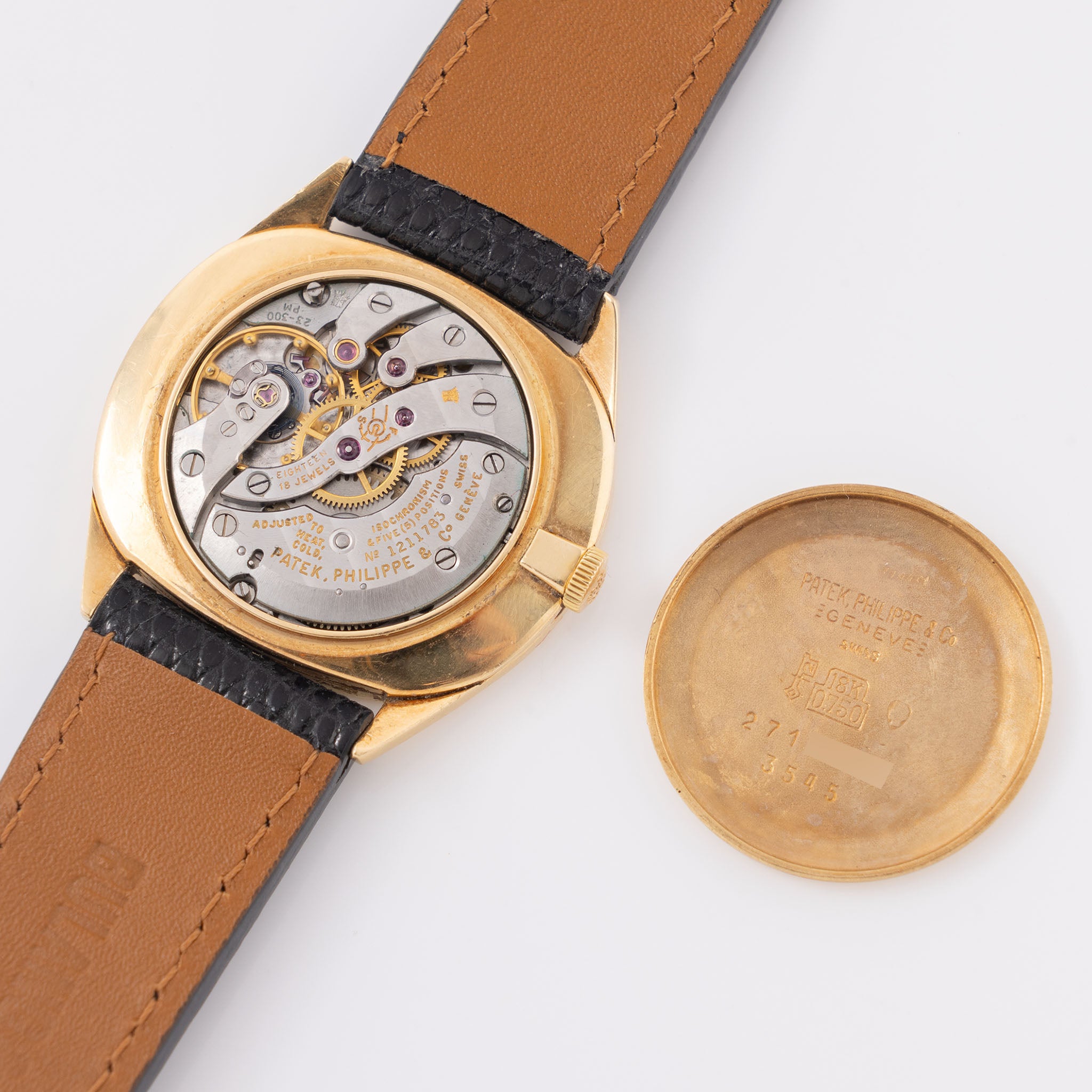 Patek Philippe Golden Ellipse Champagne Dial in 18k Yellow Gold Ref. 3545