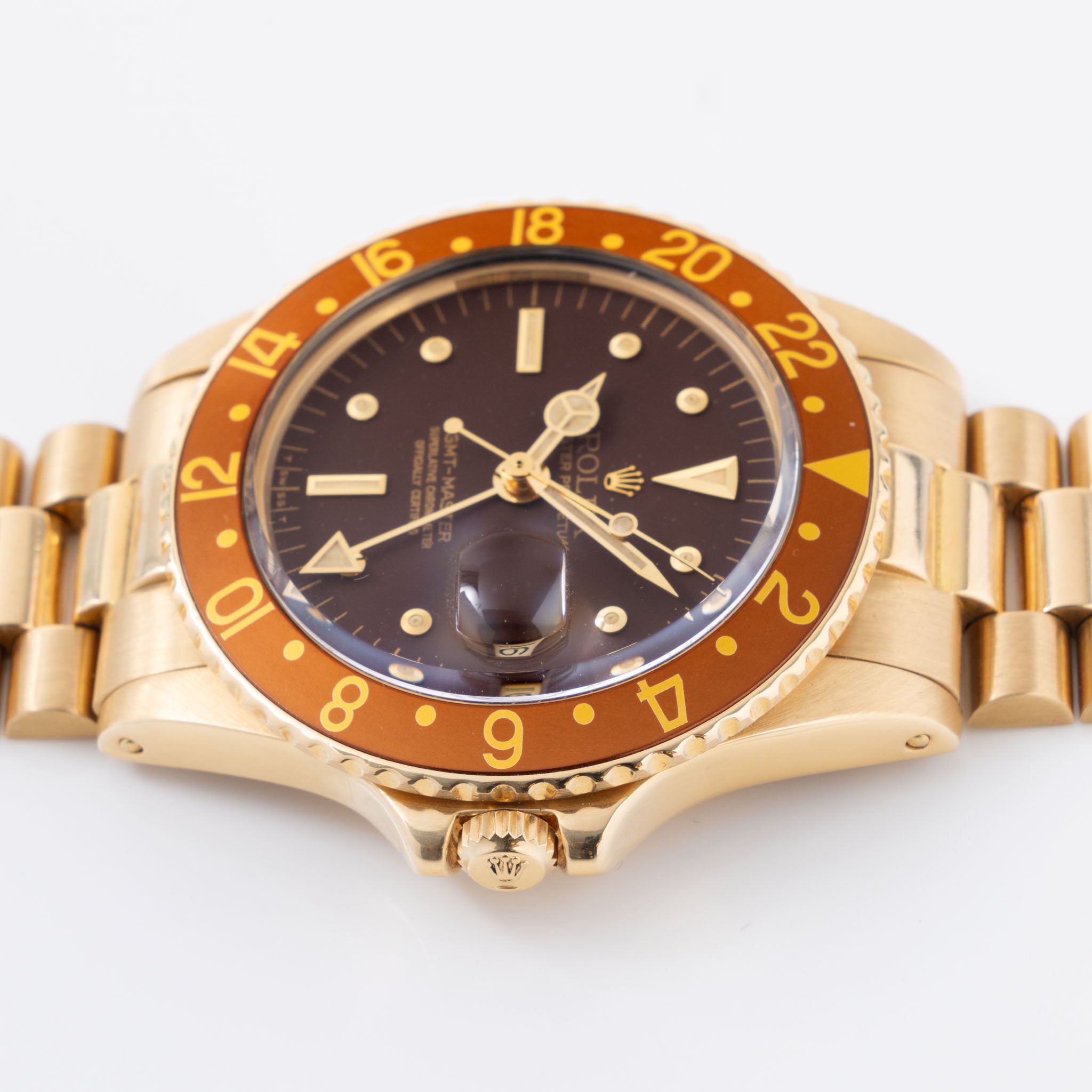 Rolex GMT-Master Root Beer Nipple Dial Matte Brown Dial Ref. 1675/8 with Rolex Service