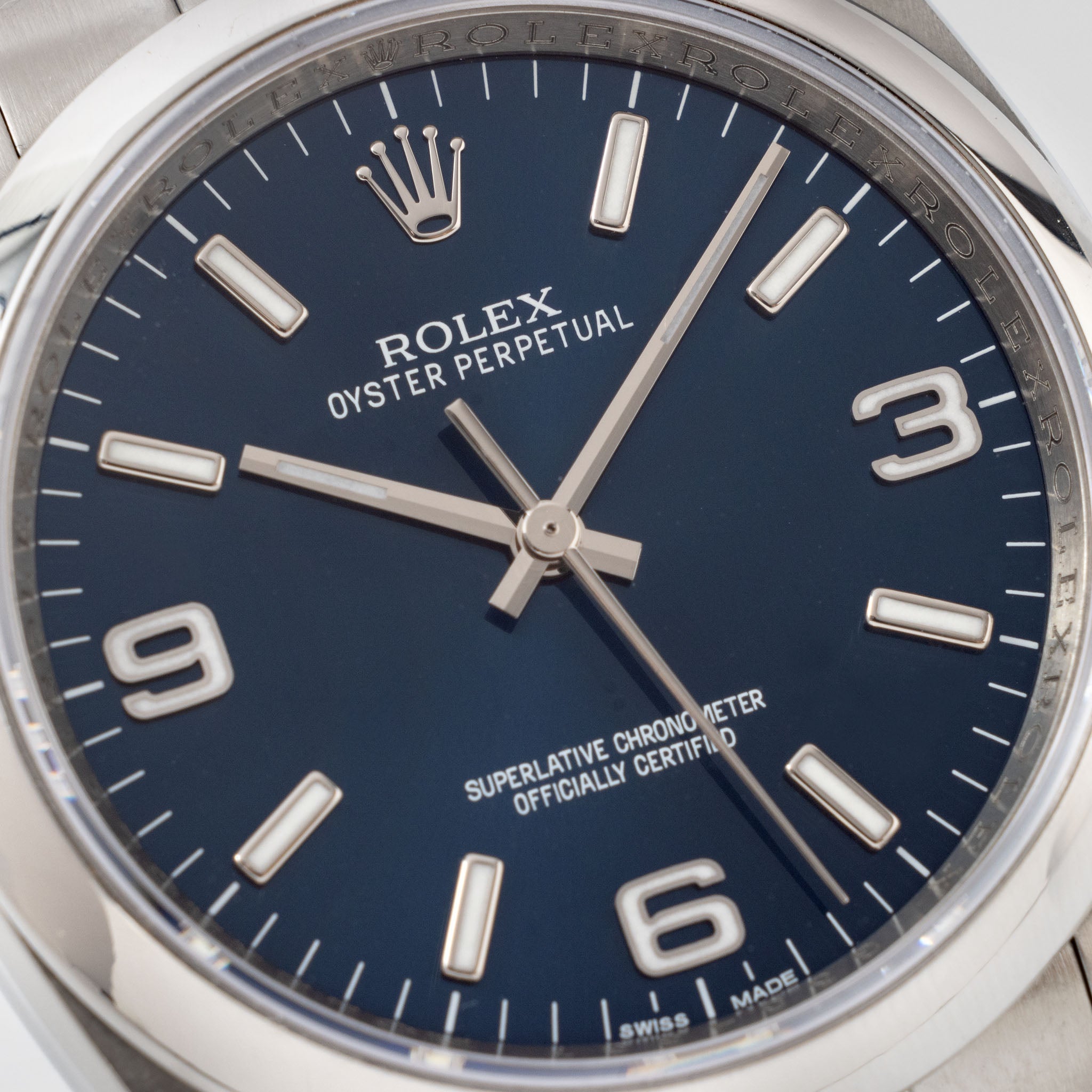 Rolex Oyster Perpetual 36 Blue Explorer Dial Ref. 116000