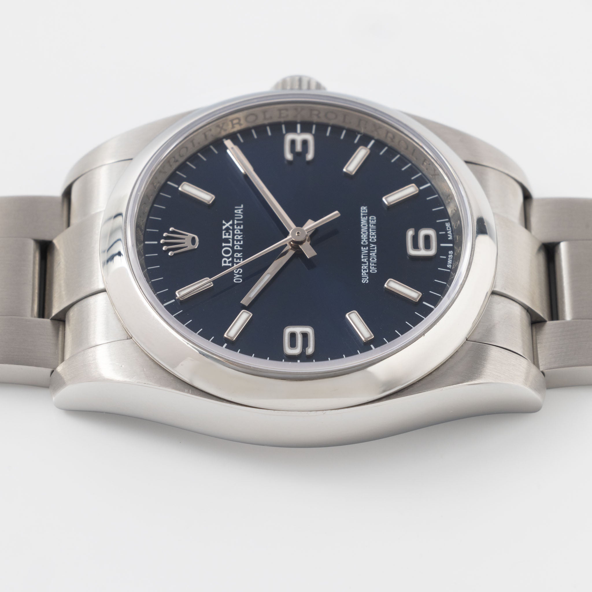 Rolex Oyster Perpetual 36 Blue Explorer Dial Ref. 116000