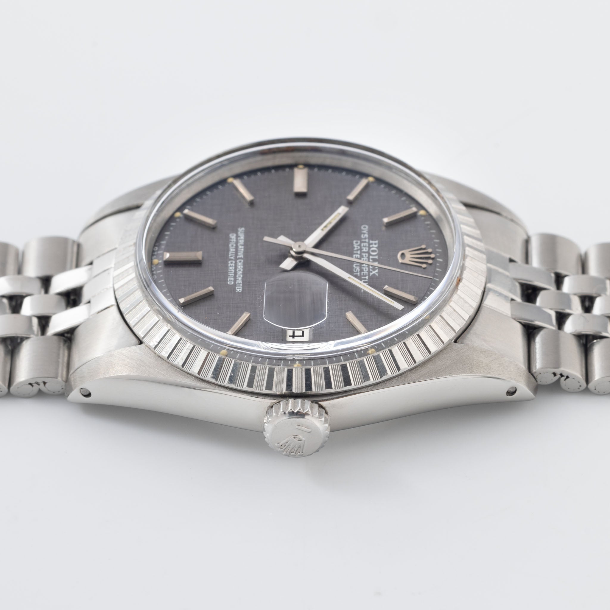 Rolex Datejust Grey Linen Dial Ref. 1603