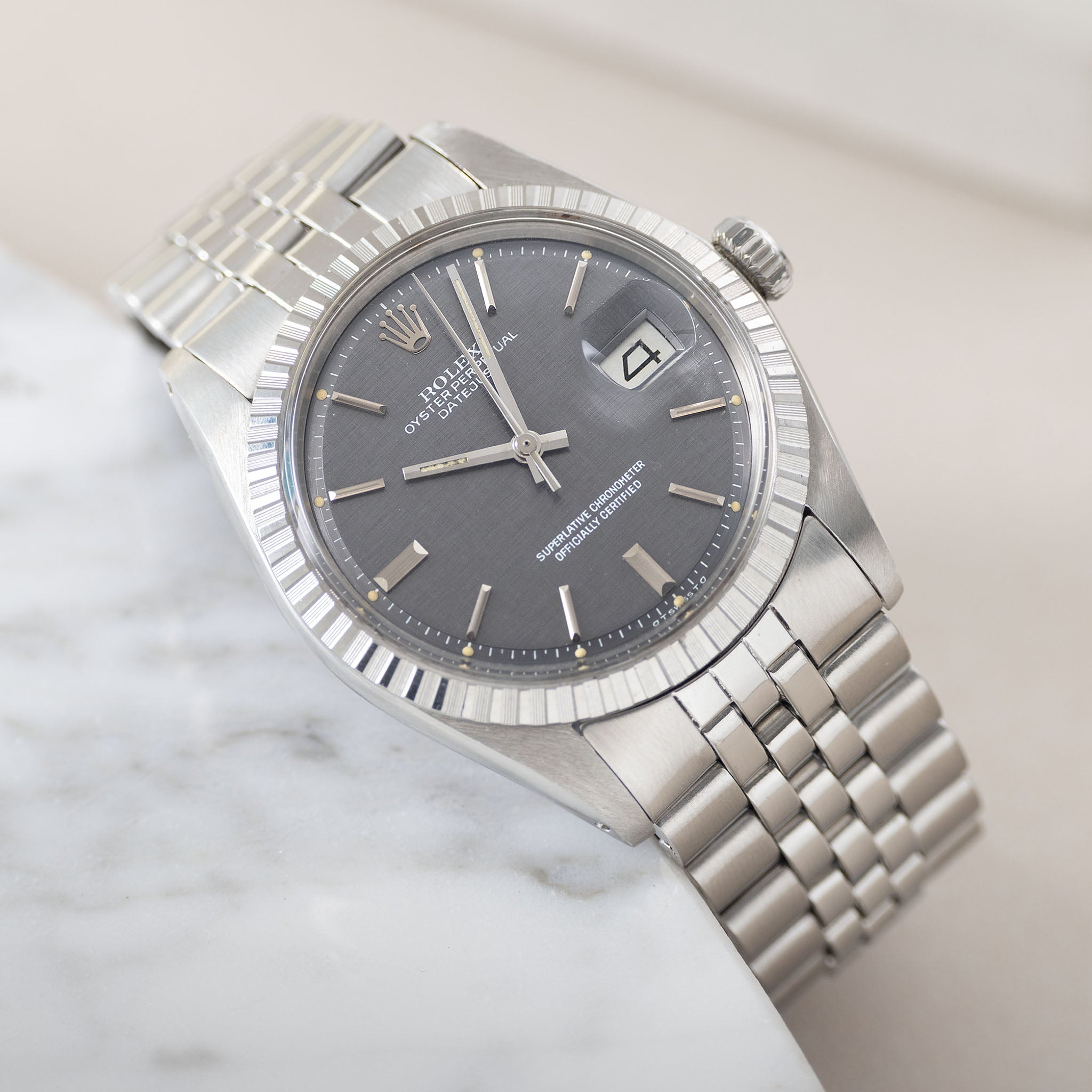 Rolex Datejust Grey Linen Dial Ref. 1603