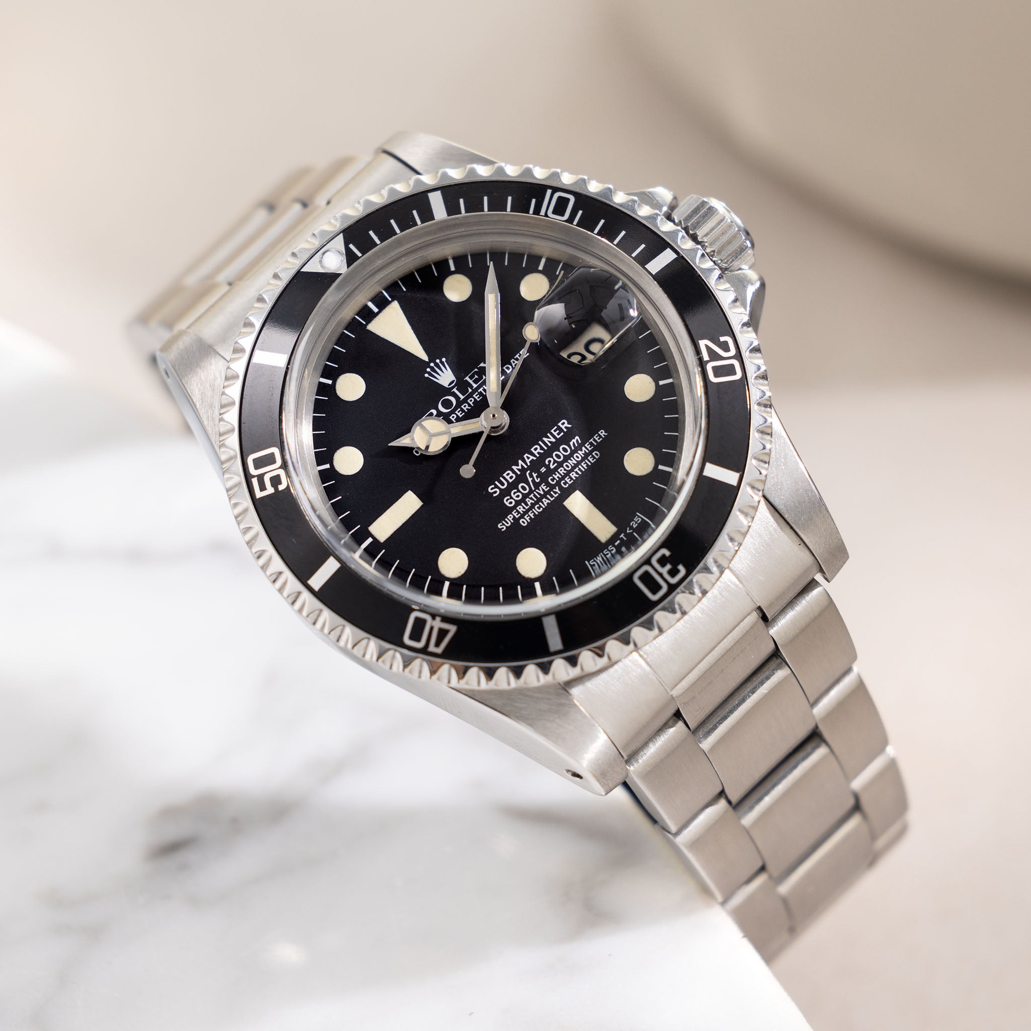 Rolex Submariner Date 1680 MK2 matte dial - incoming