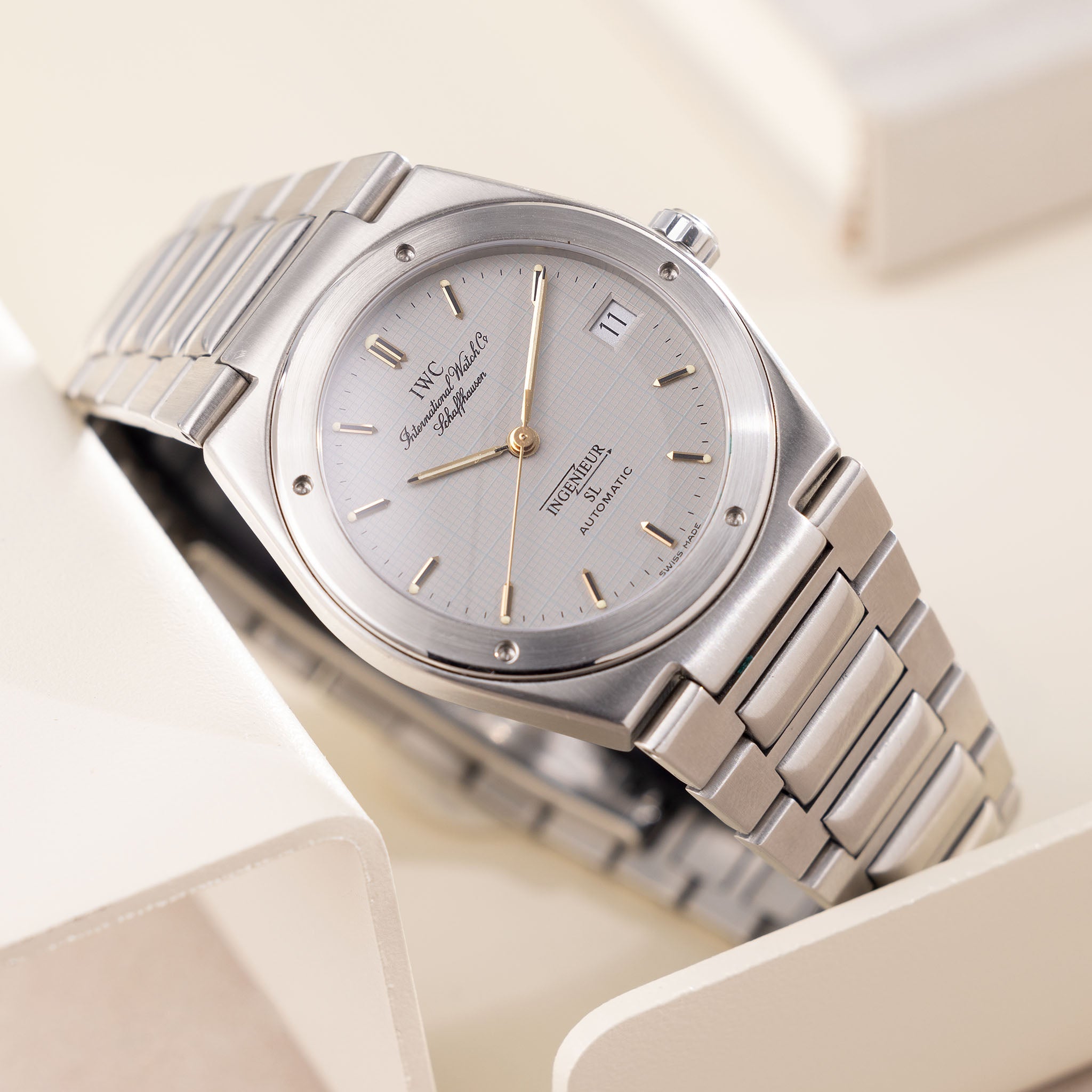 IWC Ingenieur SL Automatic Ref 3506 Grey "Graph Paper Dial"