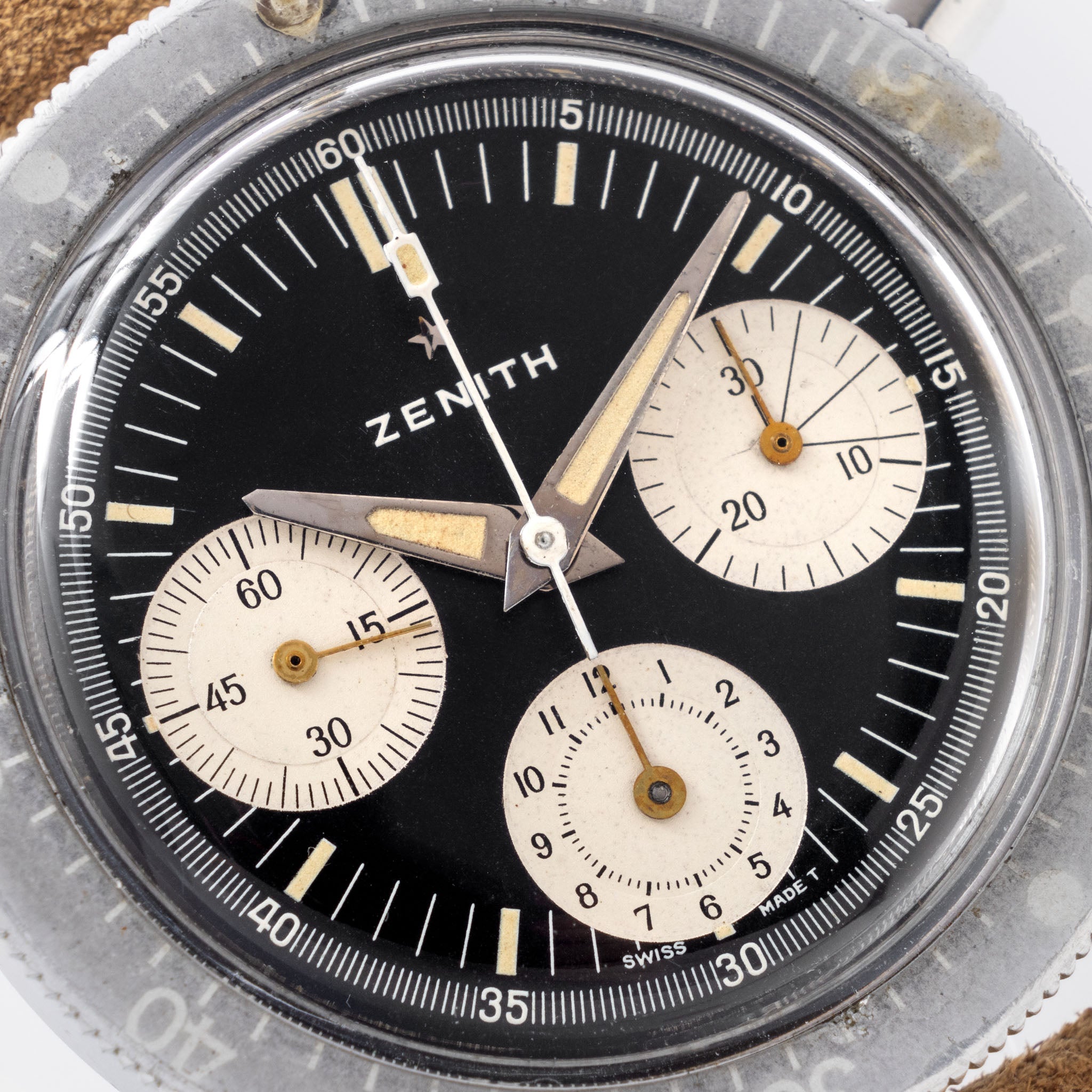 Zenith Sub-Sea Chronograph Ref. A277 "Reversed Panda Dial"