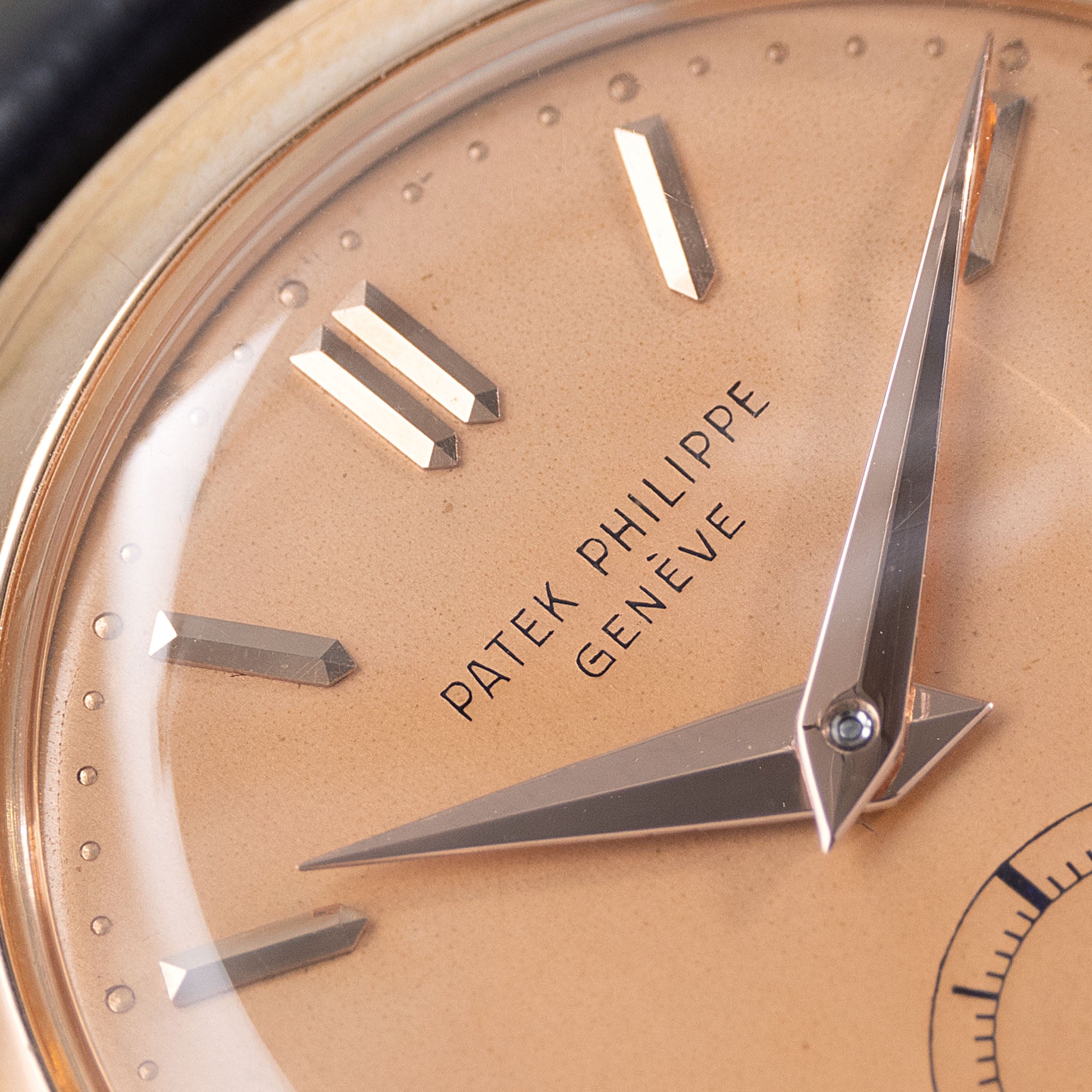 Patek Philippe Calatrava in 18k Rose Gold Ref. 2455R Salmon Dial and Patek Service