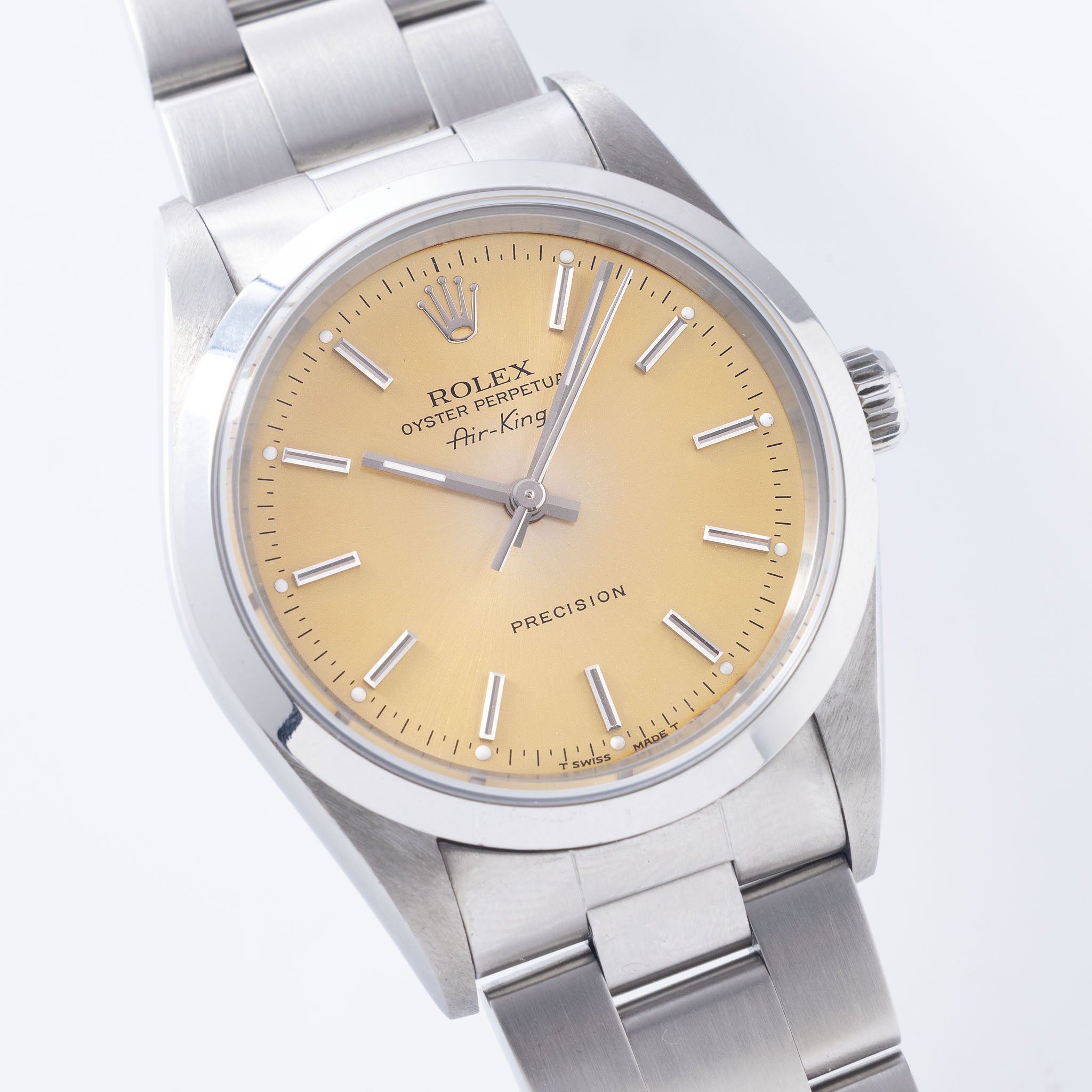 Rolex Air-King "Tropical Turned to Champagne" Dial Ref. 14000