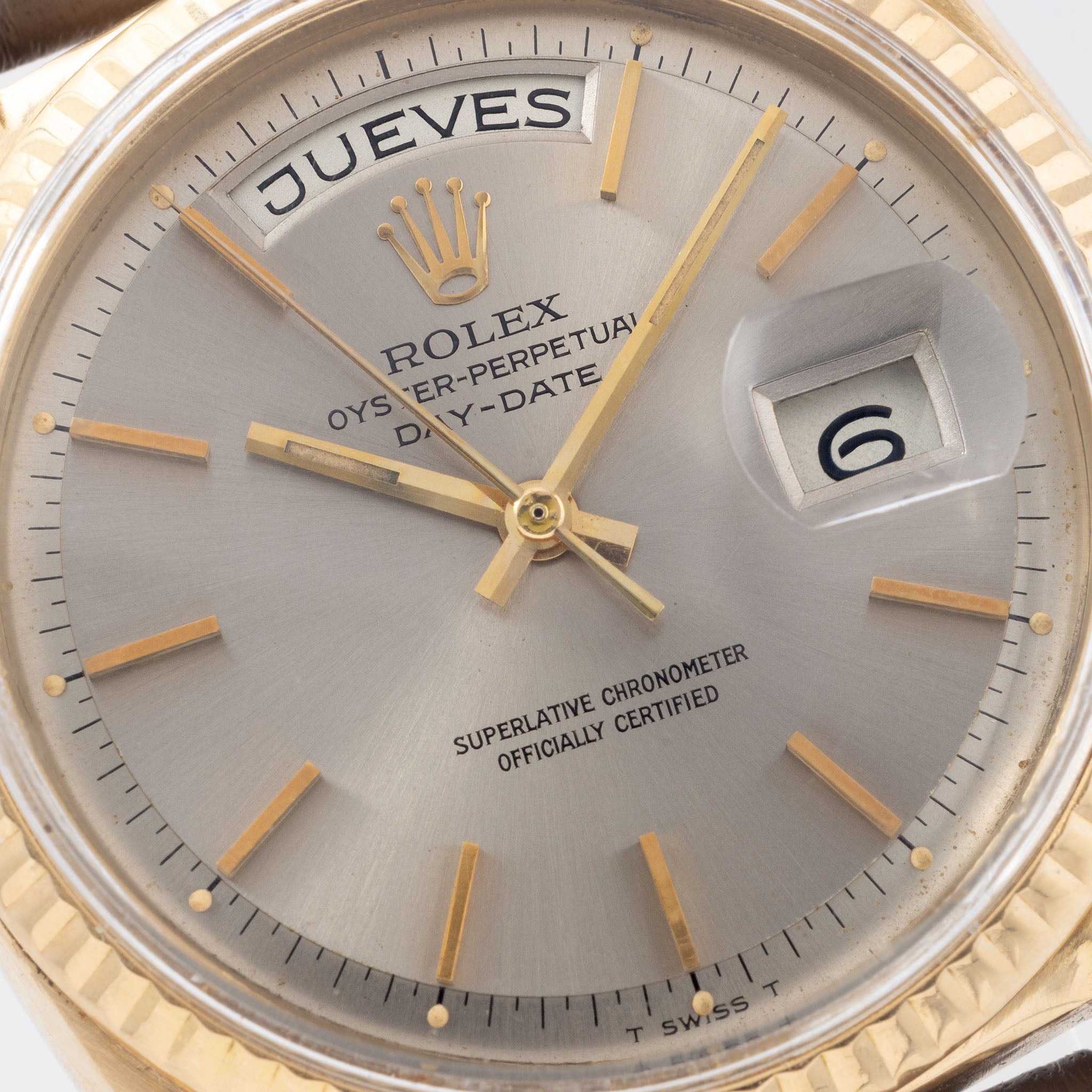 Rolex Day-date  light grey soleil  dial ref 1803