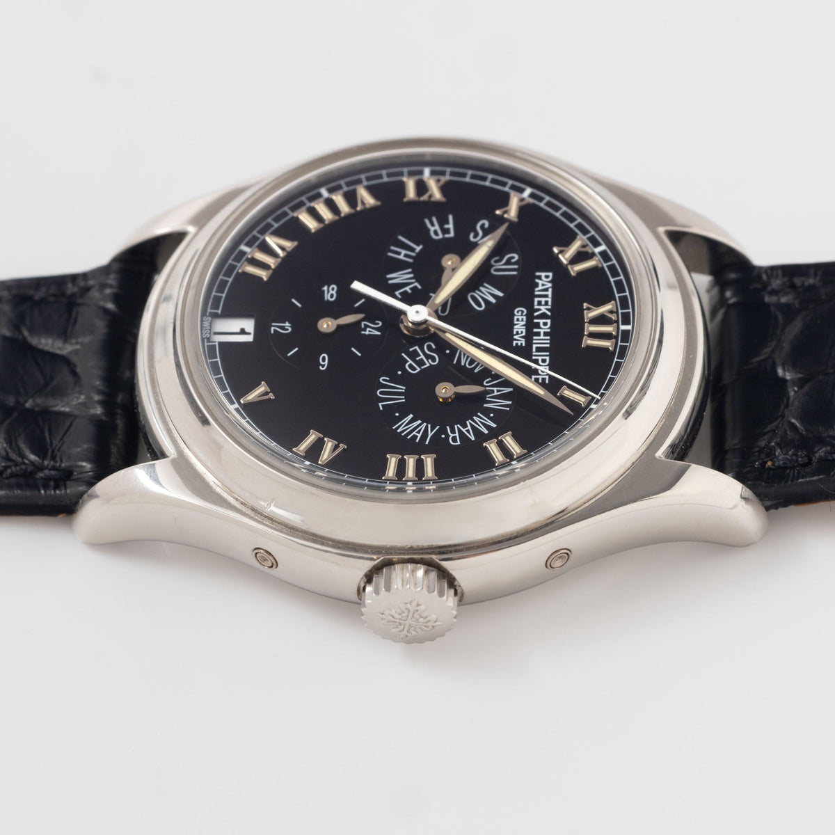 Patek Philippe Annual Calendar 5035P in Platinum Black Dial 