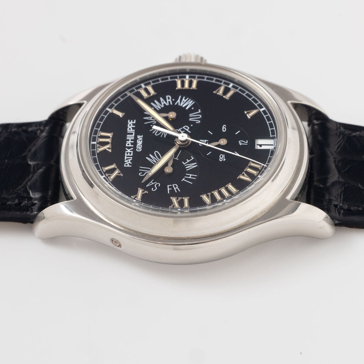 Patek Philippe Annual Calendar 5035P in Platinum Black Dial 