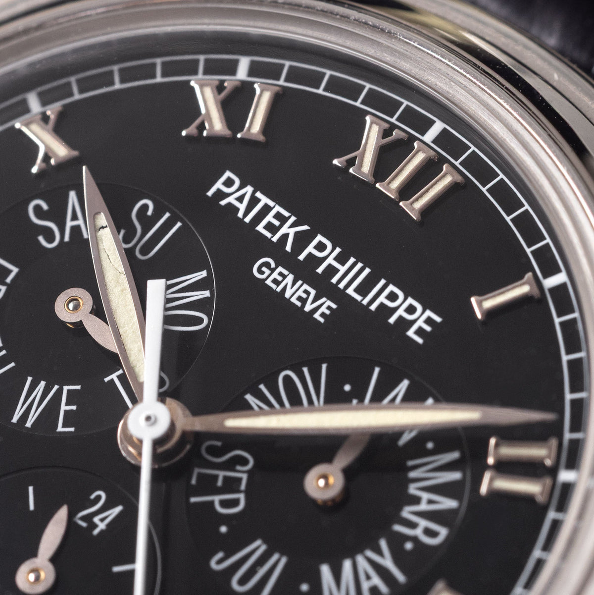 Patek Philippe Annual Calendar 5035P in Platinum Black Dial 