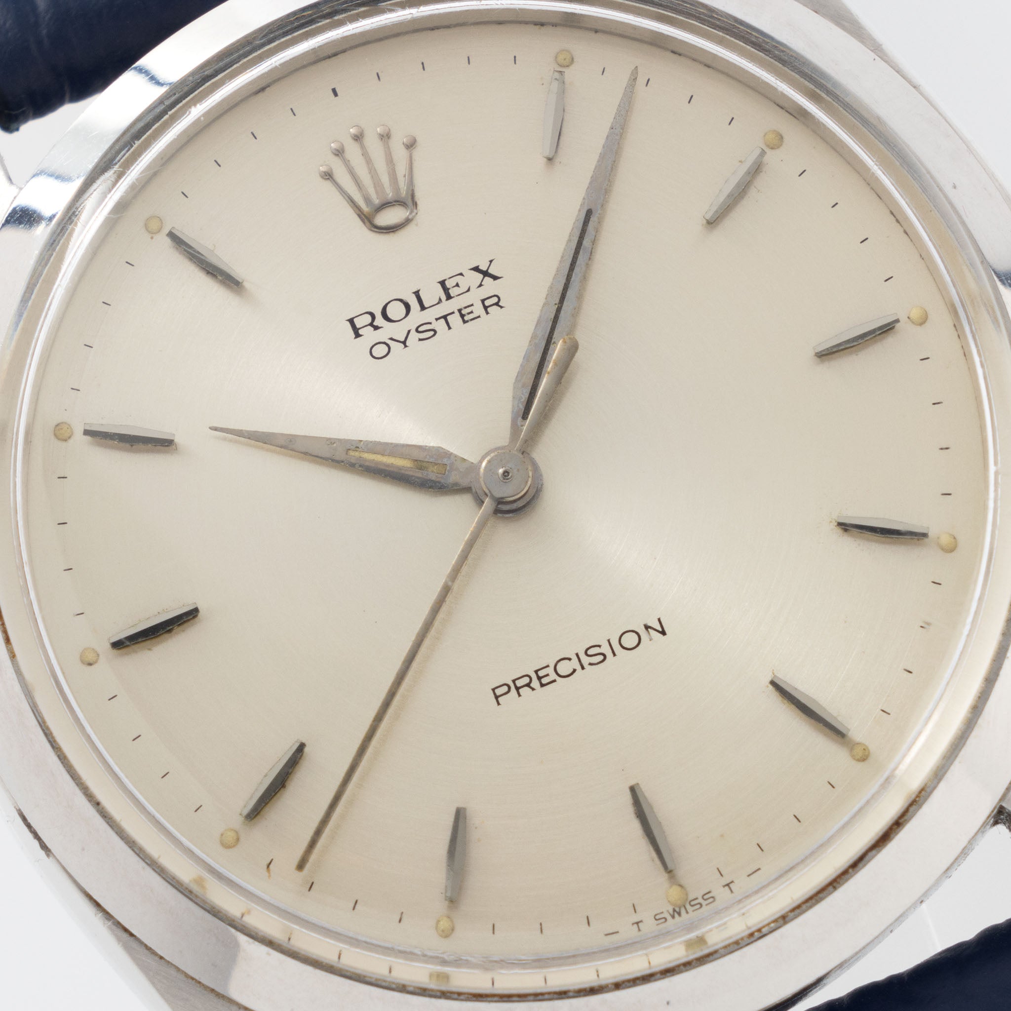 Rolex Oyster Precision Ref. 6424 36mm “Big Oyster” Circular-Finished Silver Dial