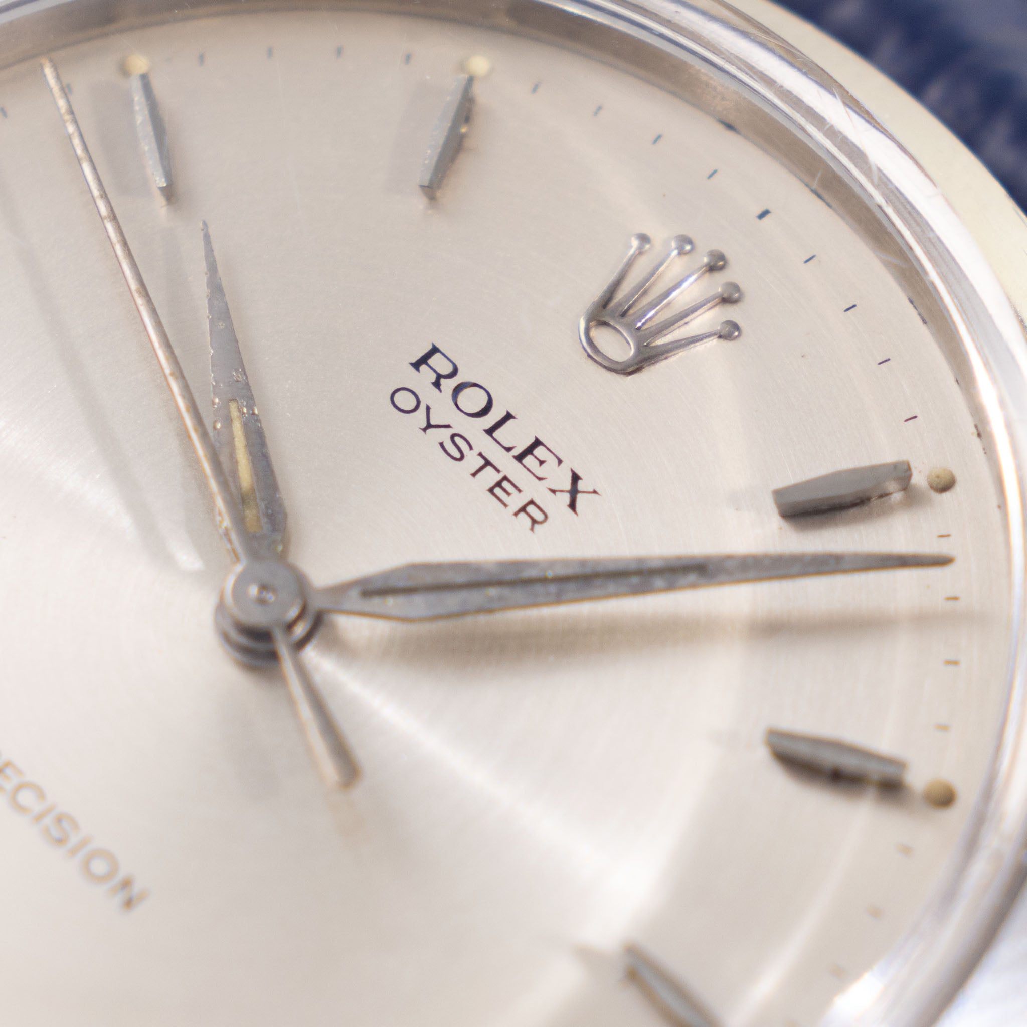 Rolex Oyster Precision Ref. 6424 36mm “Big Oyster” Circular-Finished Silver Dial