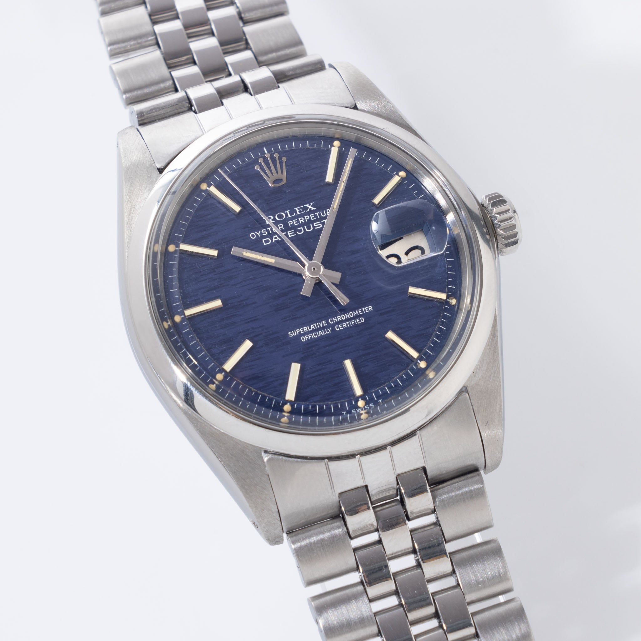 Rolex Datejust Blue "Mosaic" Dial Ref. 1600