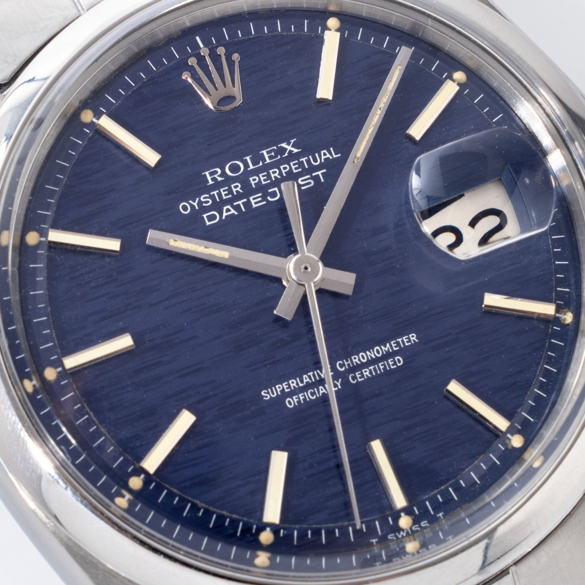 Rolex Datejust Blue "Mosaic" Dial Ref. 1600