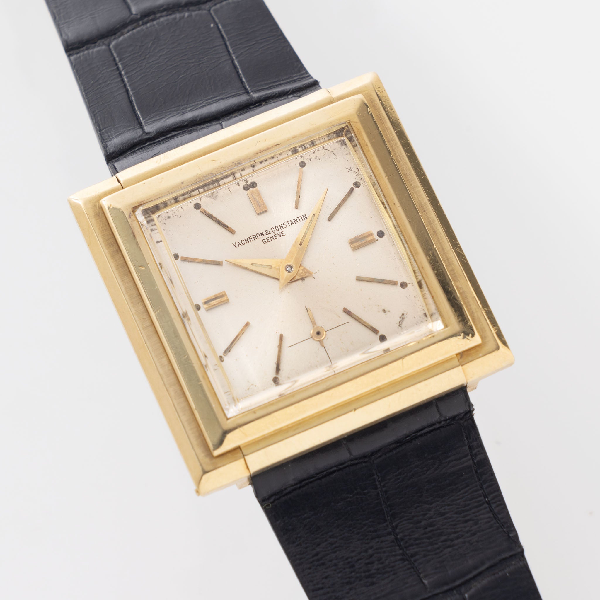 Vacheron Constantin Square “Chevalet” or "Cabriolet" in 18K Yellow Gold Ref. 6665 Dress Watch