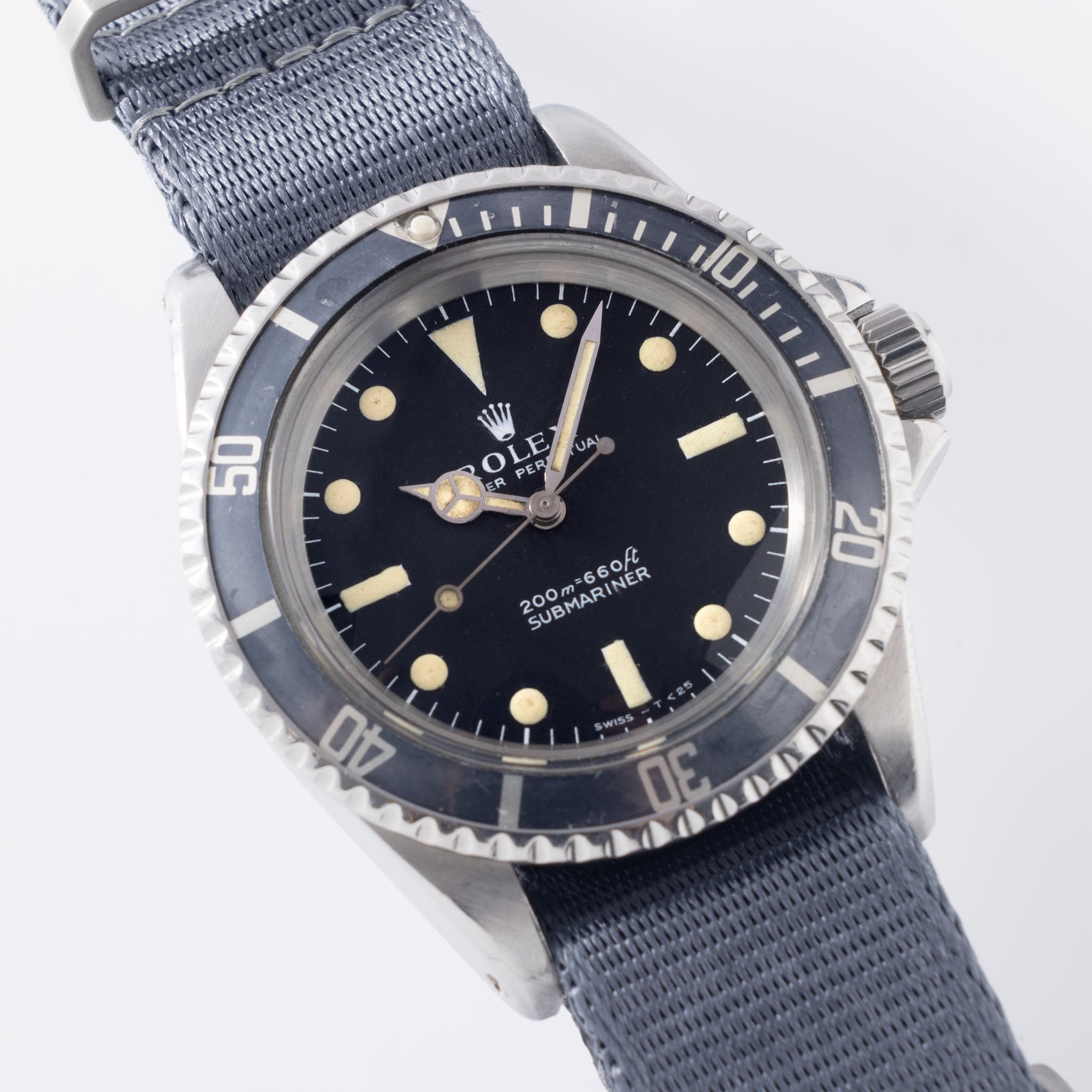 Rolex Submariner 5513 Meters First Zinc-Sulfide Lume Faded Inlay