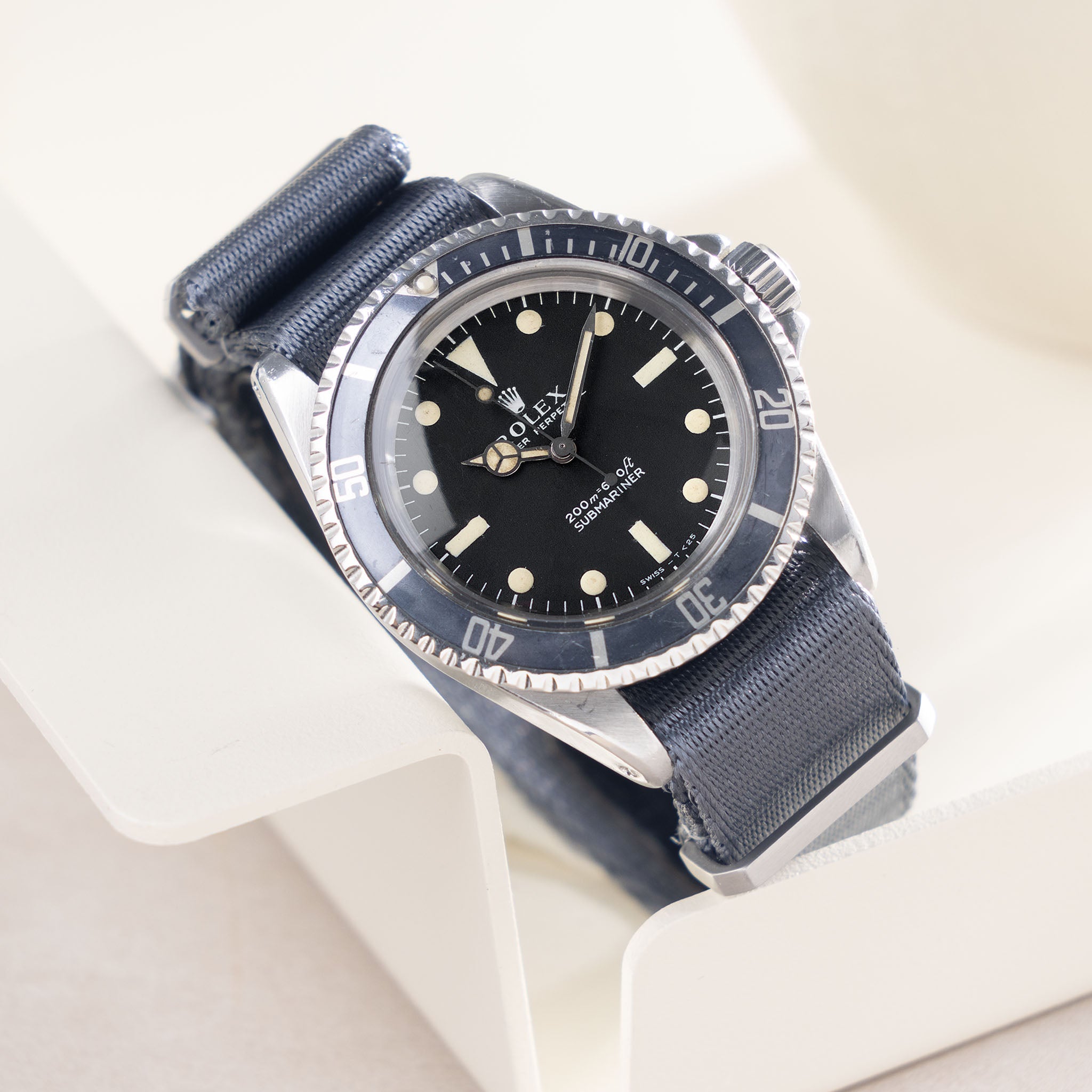 Rolex Submariner 5513 Meters First Zinc-Sulfide Lume Faded Inlay