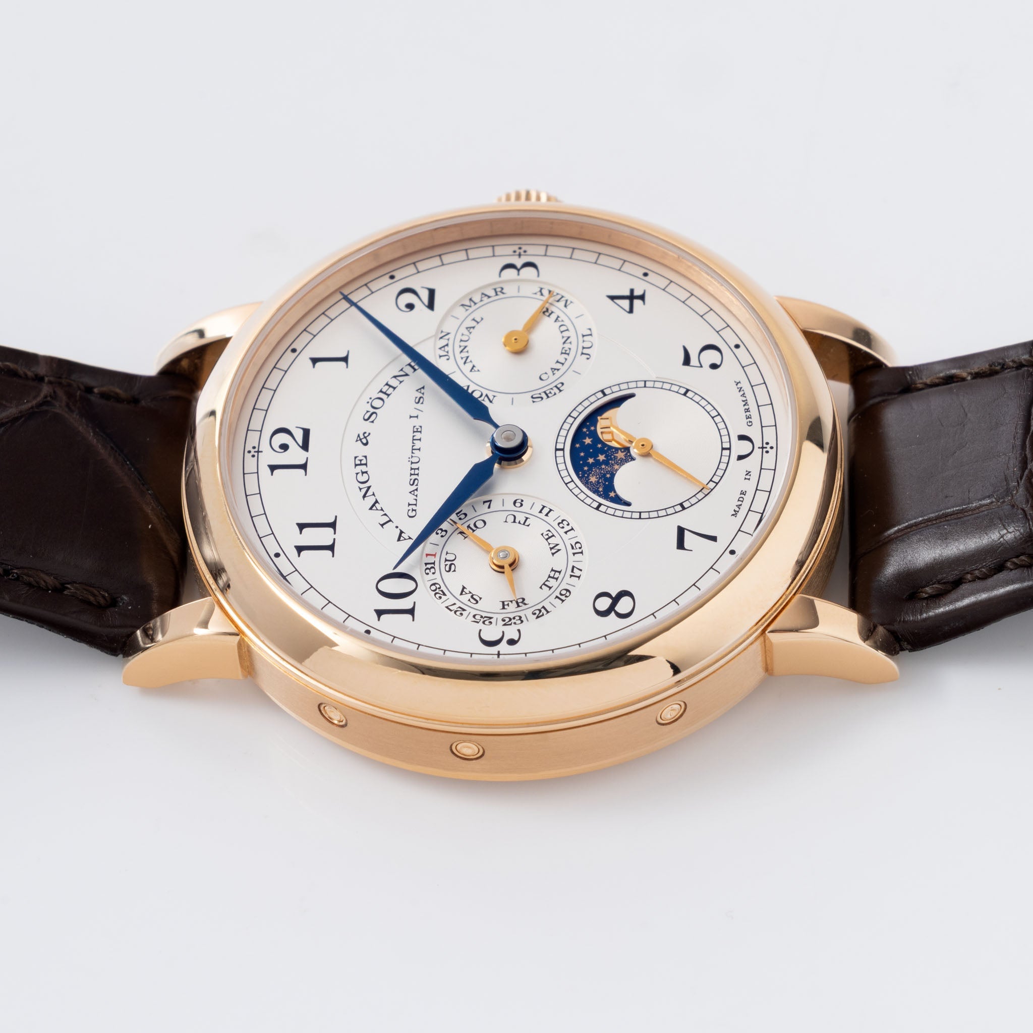 A.Lange & Söhne 1815 Annual Calendar in 18k Rose Gold Box and Papers set ref. 238.032