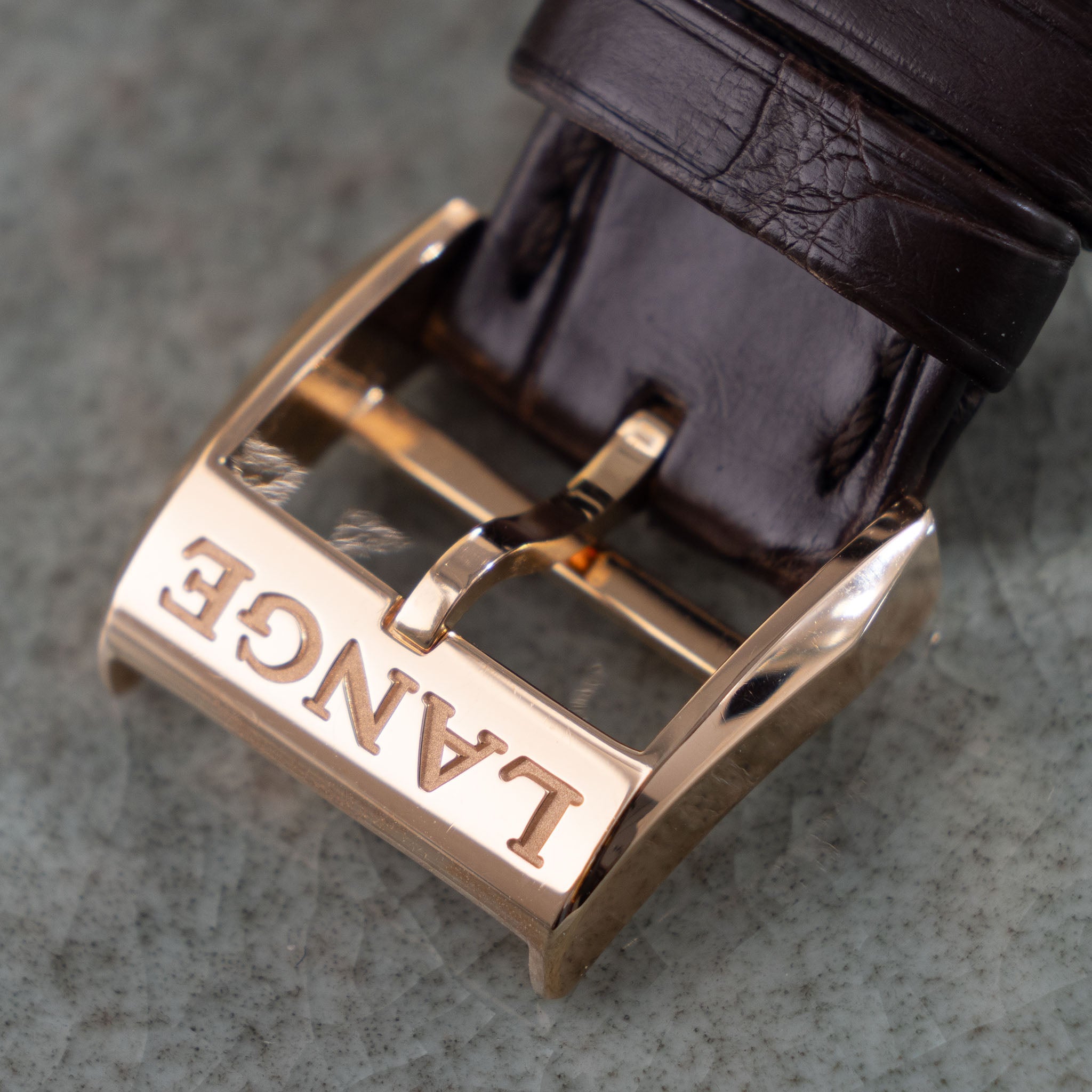 A.Lange & Söhne 1815 Annual Calendar in 18k Rose Gold Box and Papers set ref. 238.032