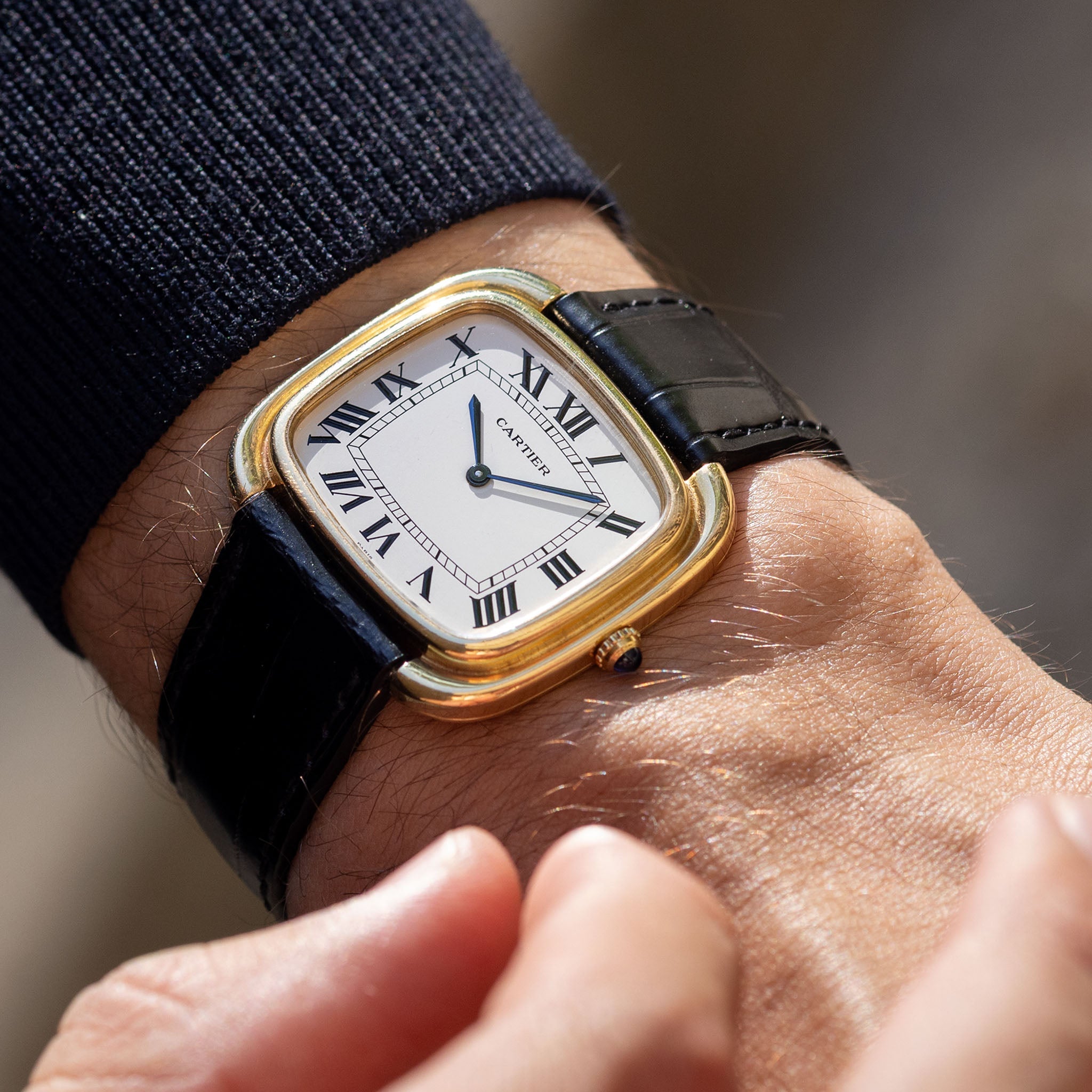 Cartier Gondole Horizontale in 18k Yellow Gold ref. 9705 “Grand TV”