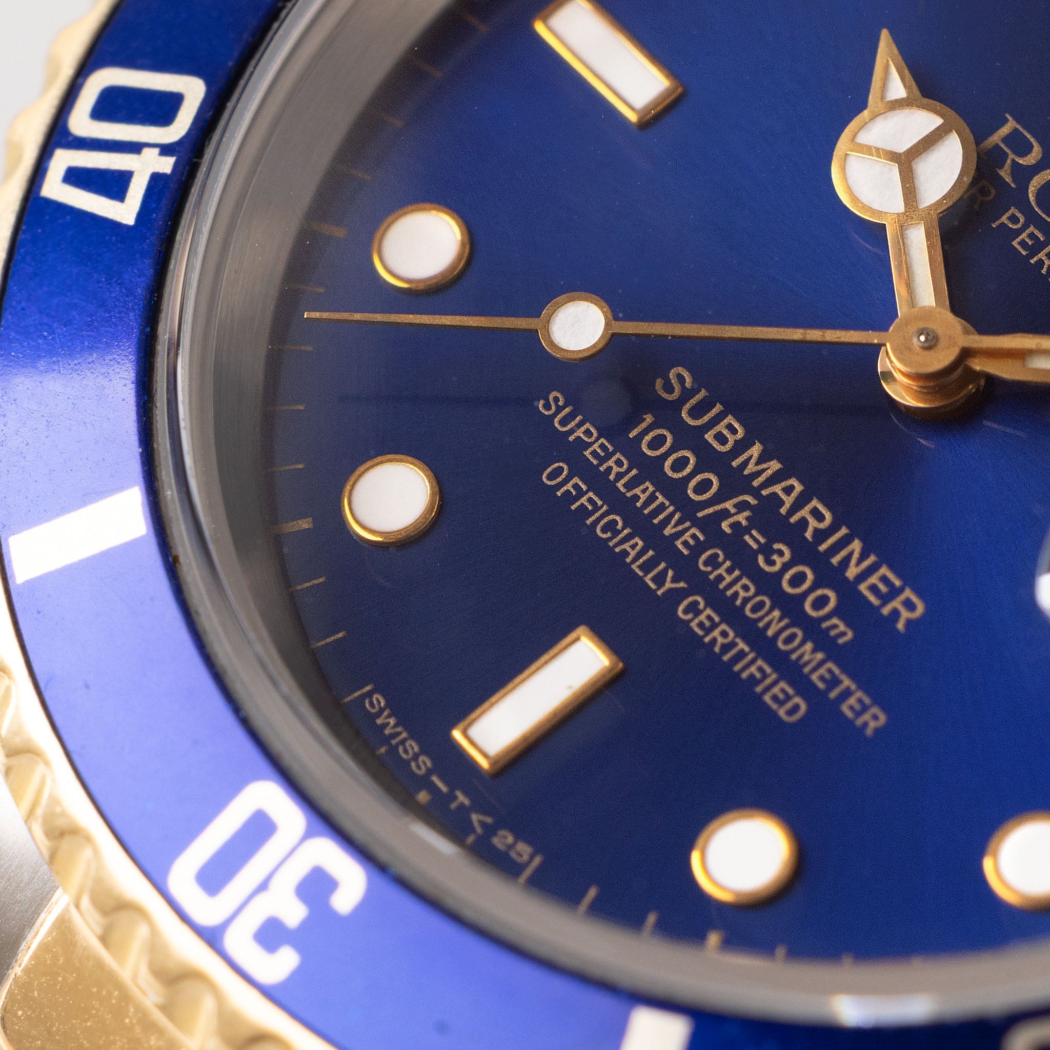 Rolex Submariner Blue Dial Steel and Gold Execution Ref. 16613
