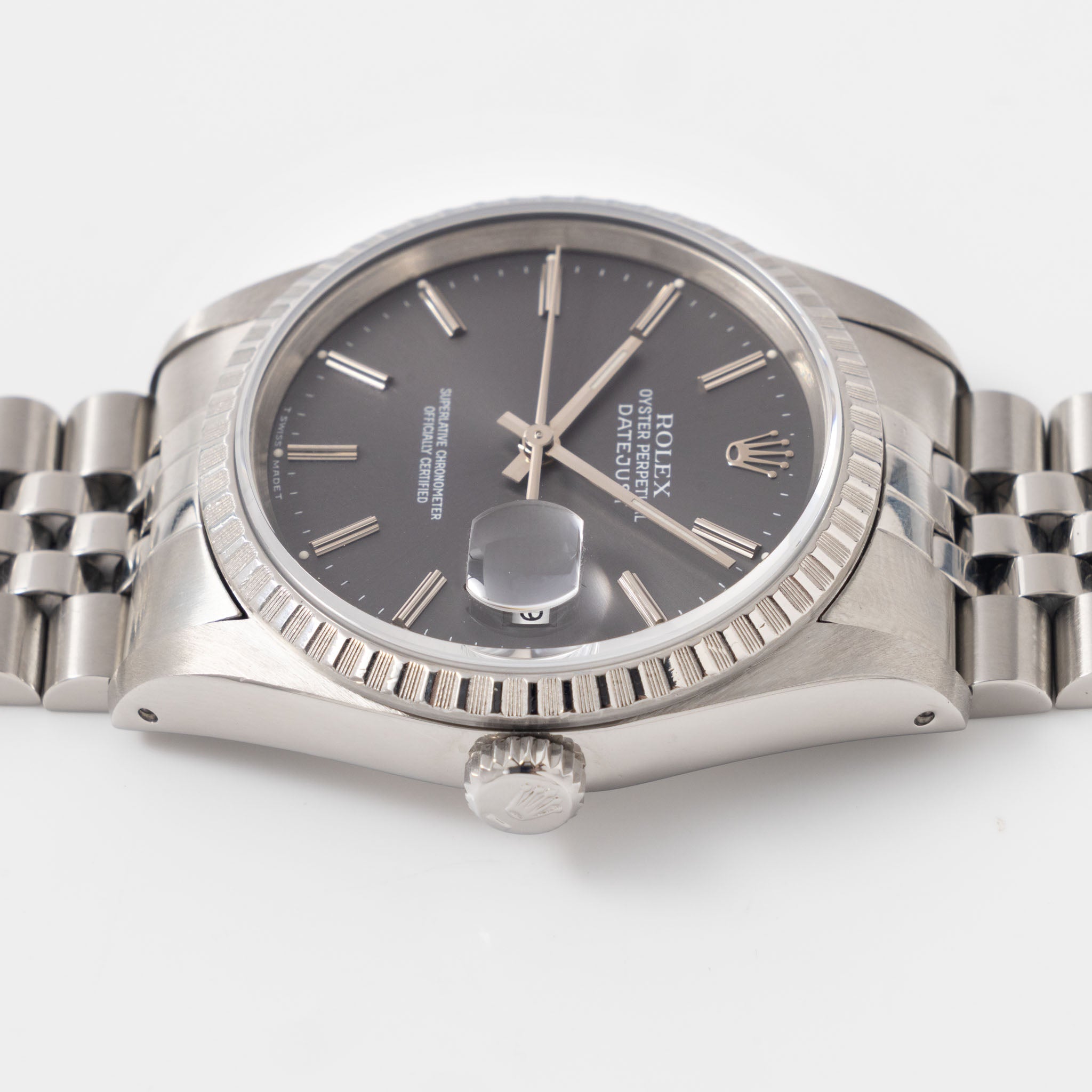 Rolex Datejust 16220 "Grey Soleil Dial"