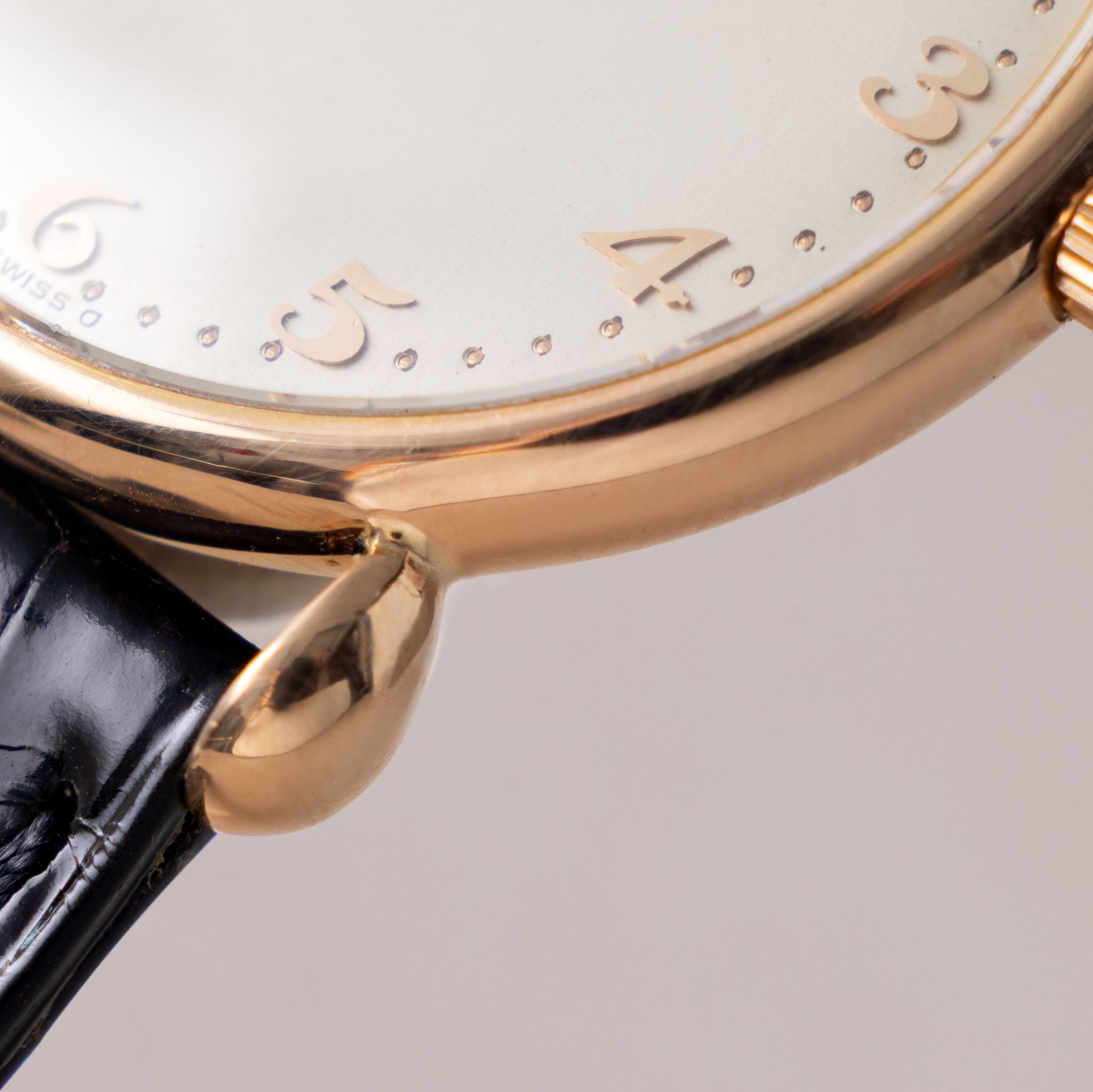 Patek Philippe Calatrava Rose Gold Silver Dial Breguet Numerals Ref 3820 with Box and Original Certificate of Origin