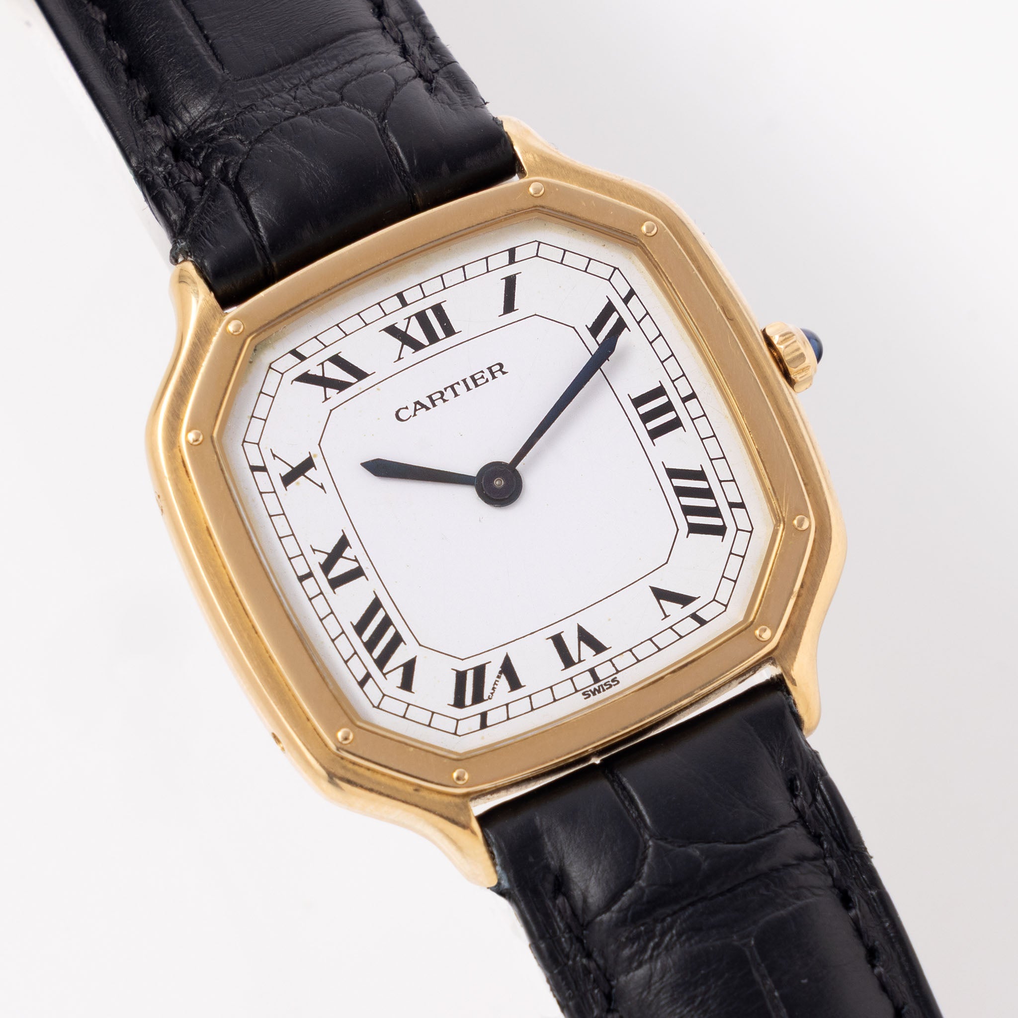Cartier Trianon Ultra Thin in 18k Yellow Gold Ref 96055