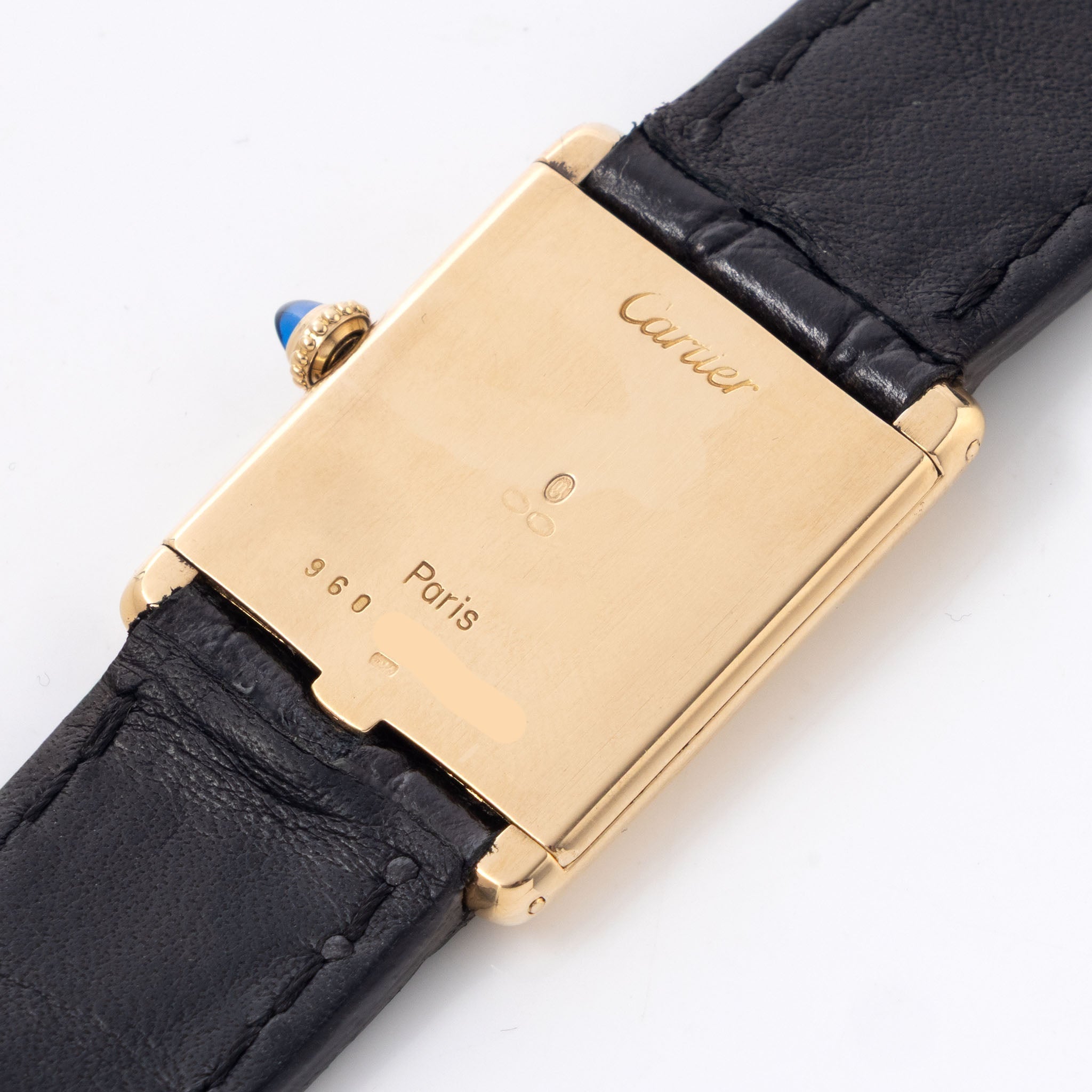 Cartier Tank Louis  ultra thin cream dial ref 96019 in 18 k yellow gold